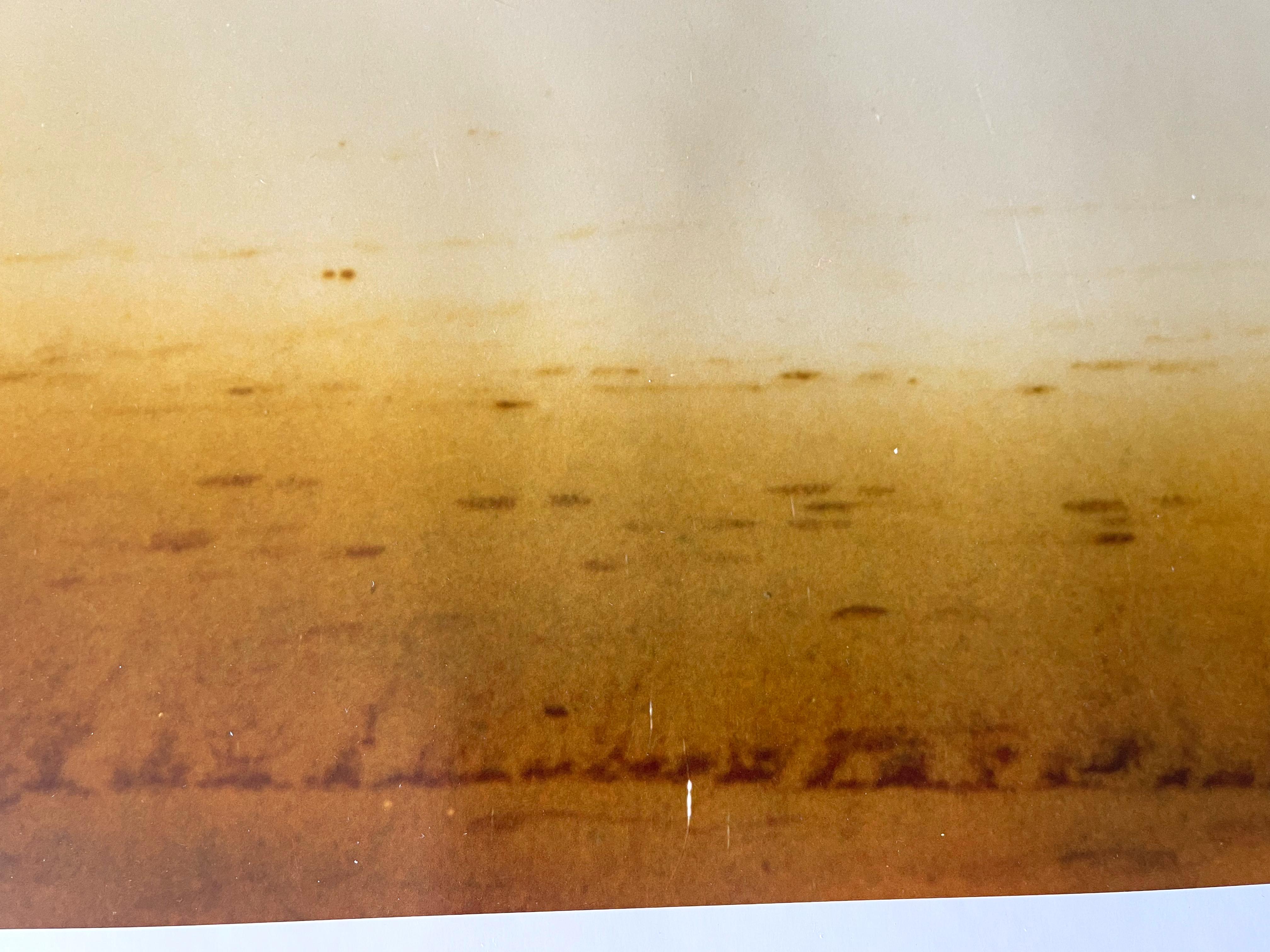 Sunset (Stranger than Paradise) - Analog, hand-print, Polaroid - Contemporary Photograph by Stefanie Schneider