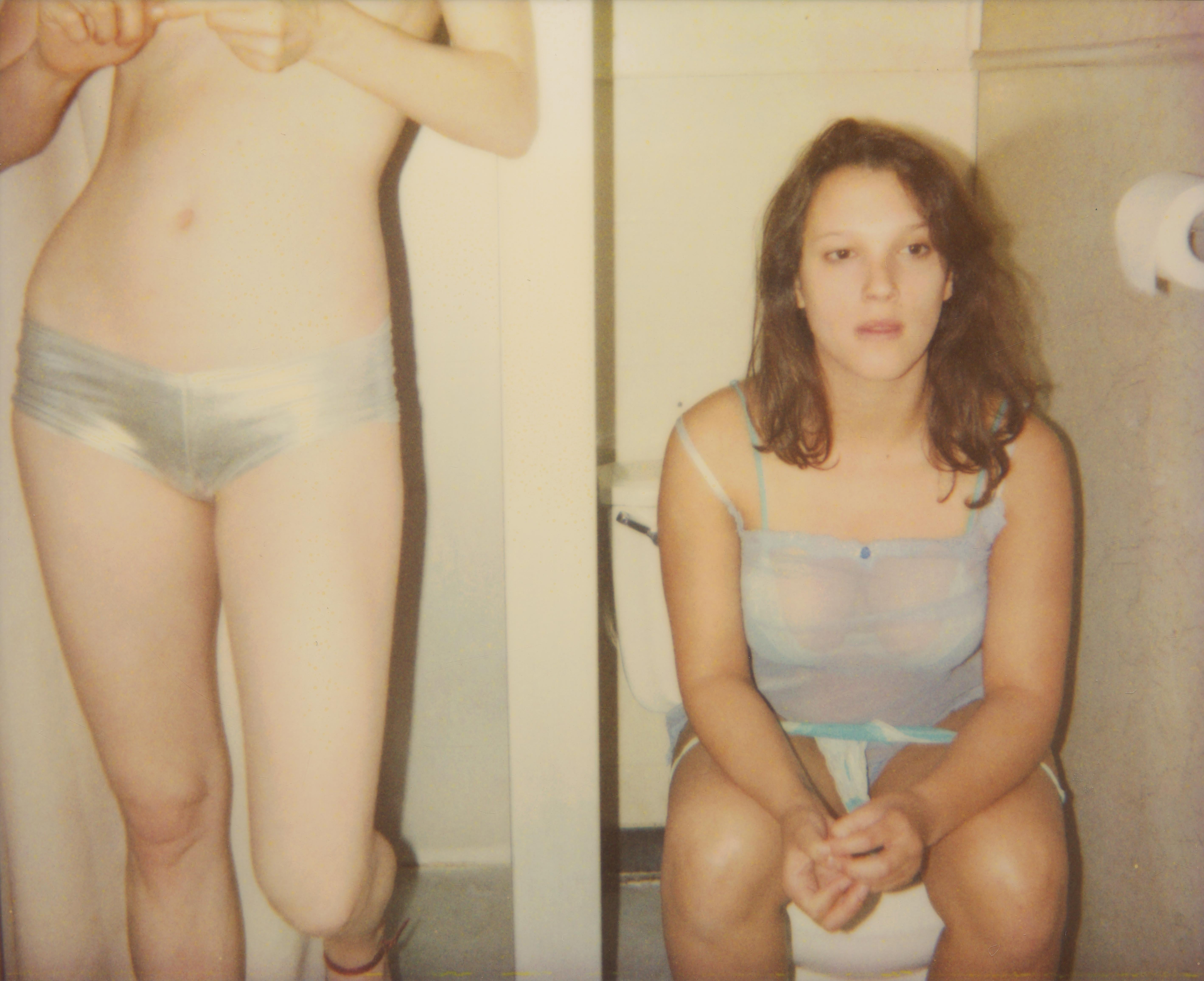 Stefanie Schneider Color Photograph - 'Taking Turns' 21st Century, Polaroid, Nude Photography, Color