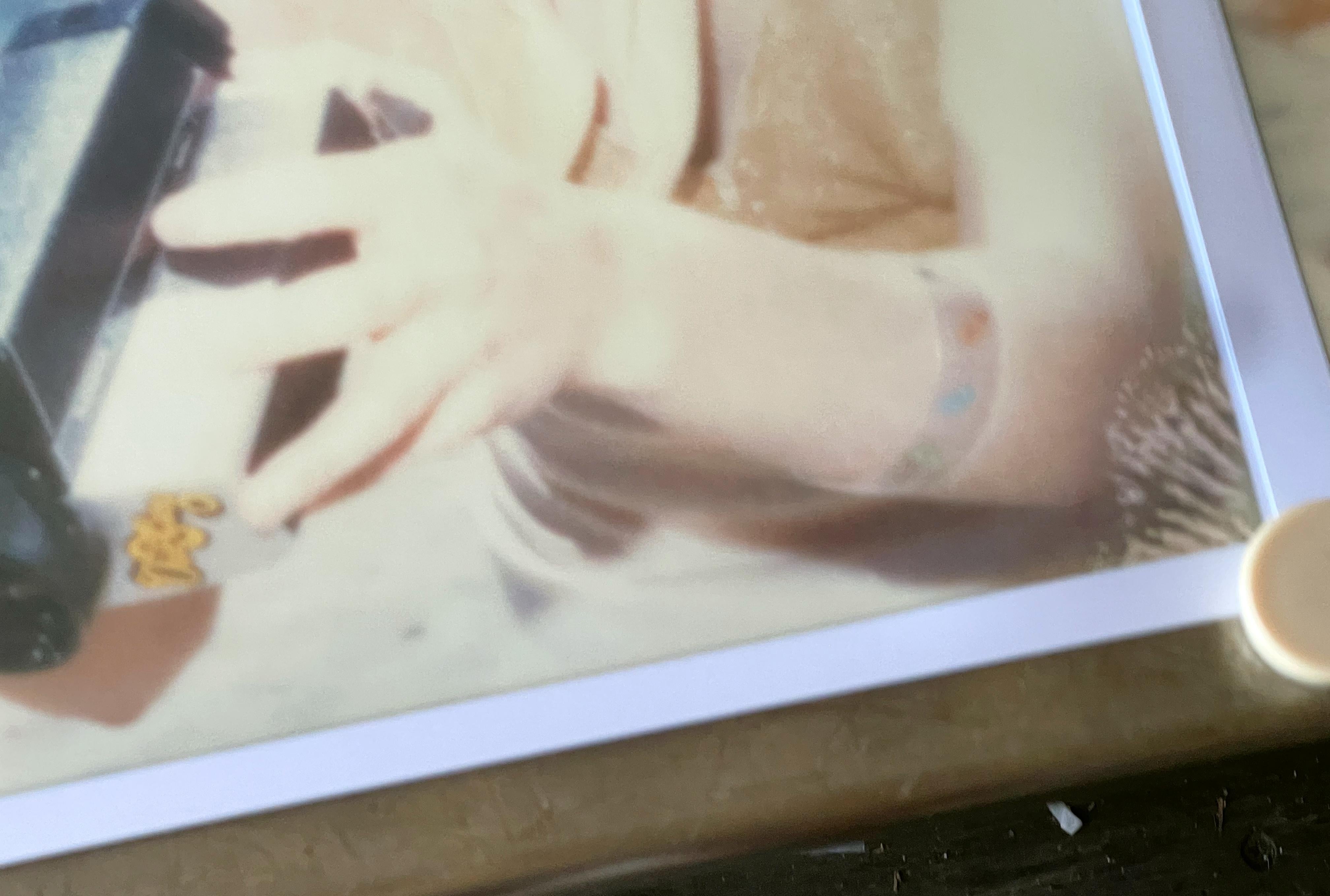 Die Diva und der Junge (Beachshoot) – 9 Stücke – Polaroid, Vintage, Zeitgenössisch im Angebot 11