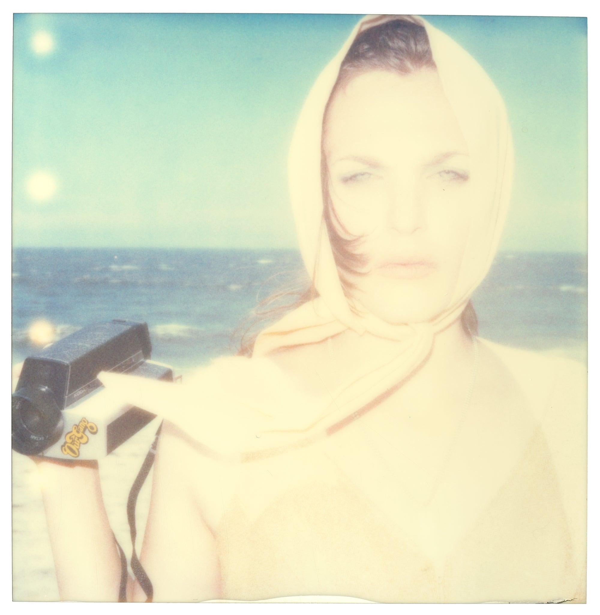 Stefanie Schneider Color Photograph – The Diva (Beachshoot) - Polaroid, Vintage, analog, Contemporary