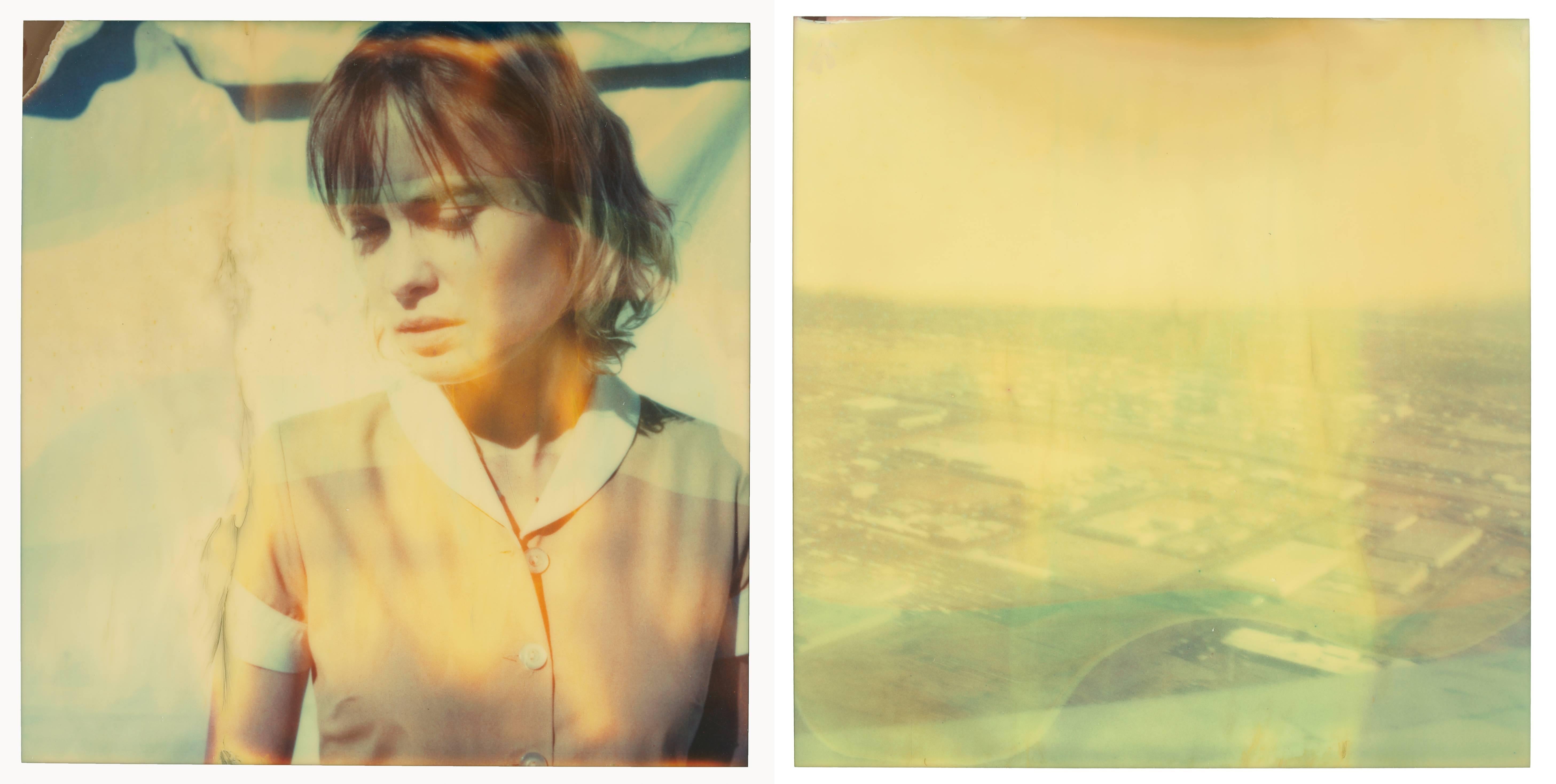 Portrait Photograph de Stefanie Schneider - El sueño de la mujer del granjero - díptico, analógico, basado en dos Polaroids