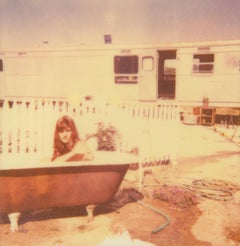 The Girl III (The Girl behind the White Picket Fence) - Contemporary, Polaroid