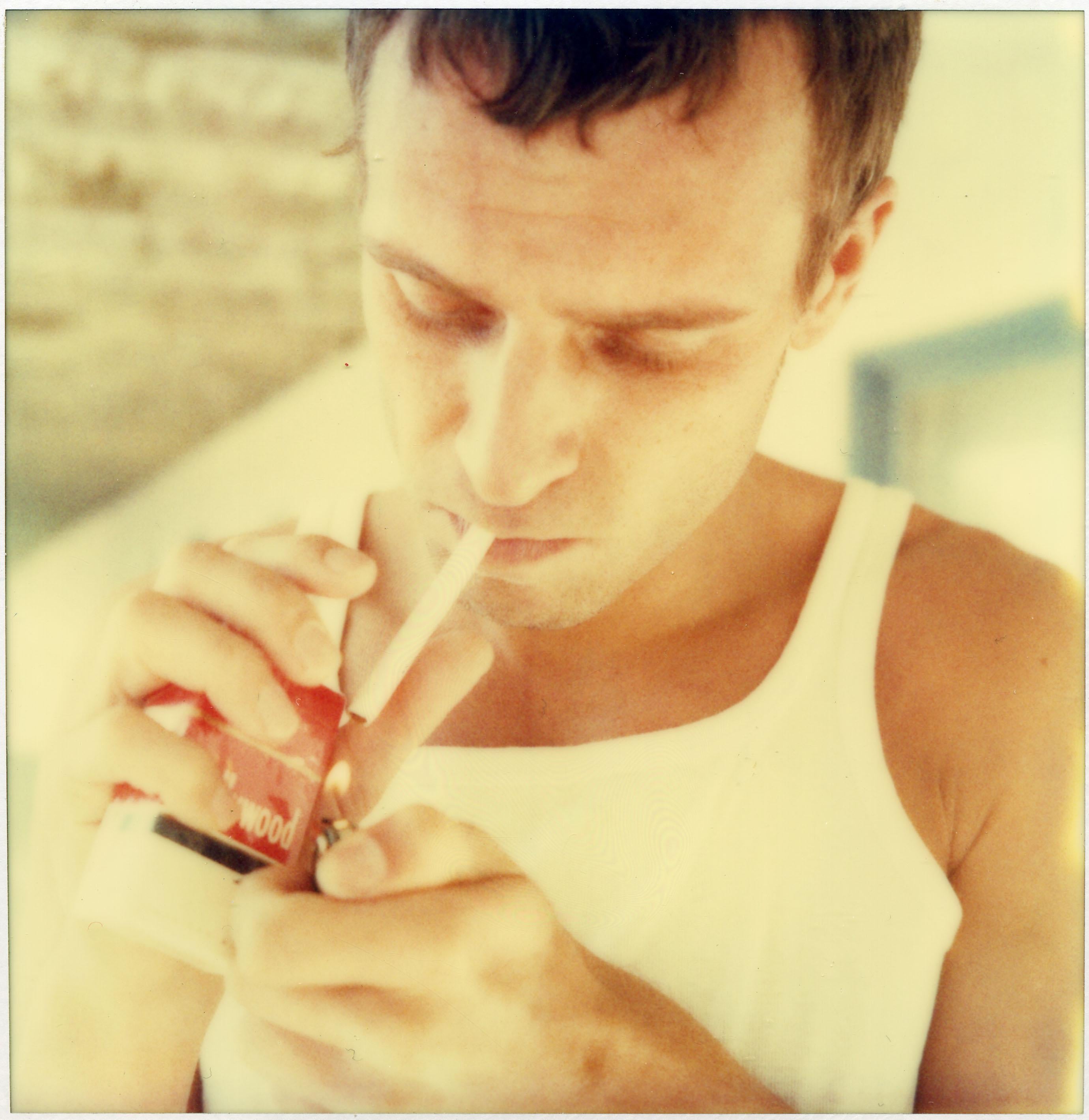 Color Photograph di Stefanie Schneider - Il nascondiglio (The Getaway) - The Last Picture Show - Polaroid, Contemporary
