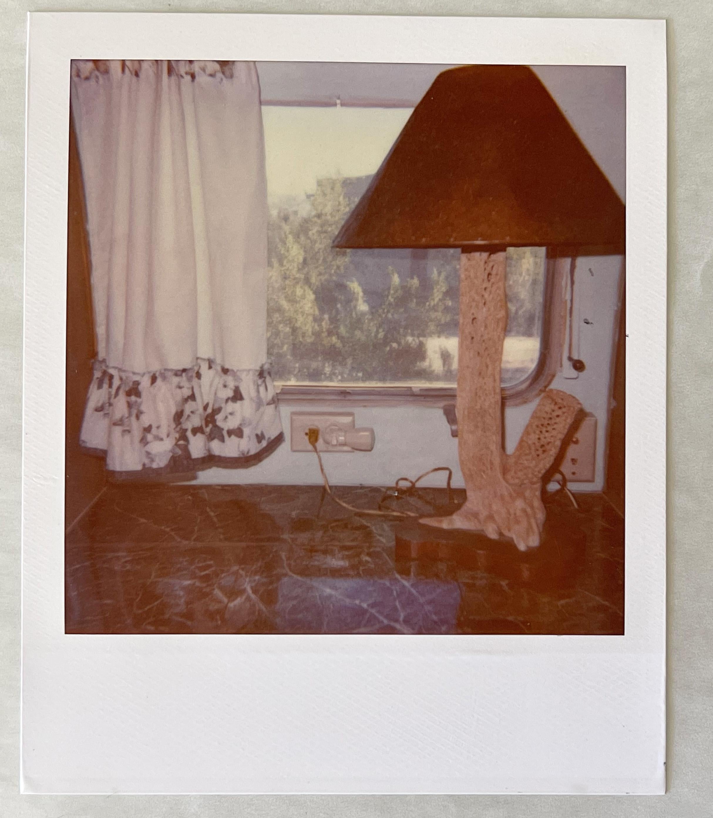 Stefanie Schneider Still-Life Photograph - The Lamp (Sidewinder) - Original Polaroid Unique Piece