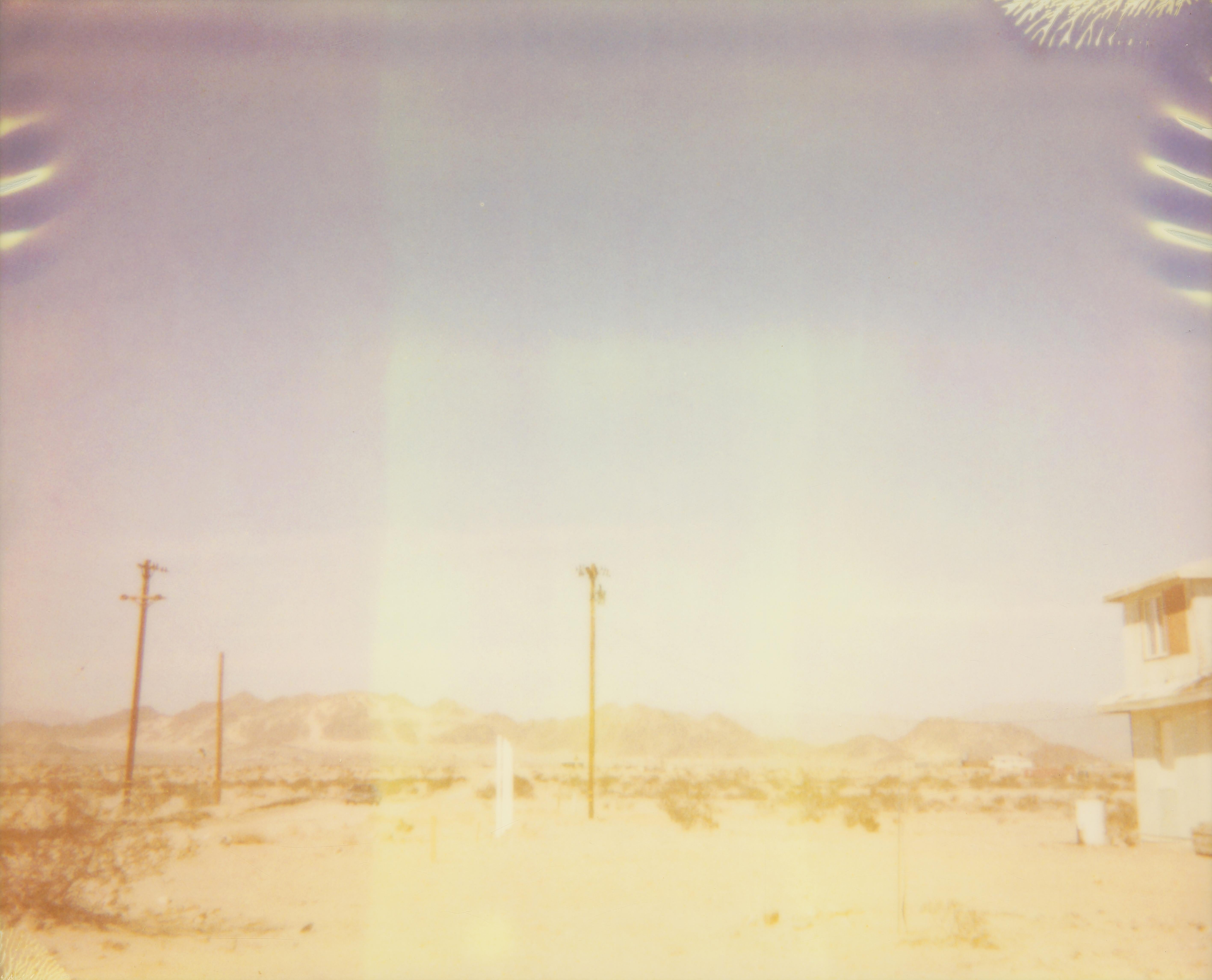 Stefanie Schneider Color Photograph - The Lonely Heart's Radio Station, Wonder Valley - Polaroid, 21st Century