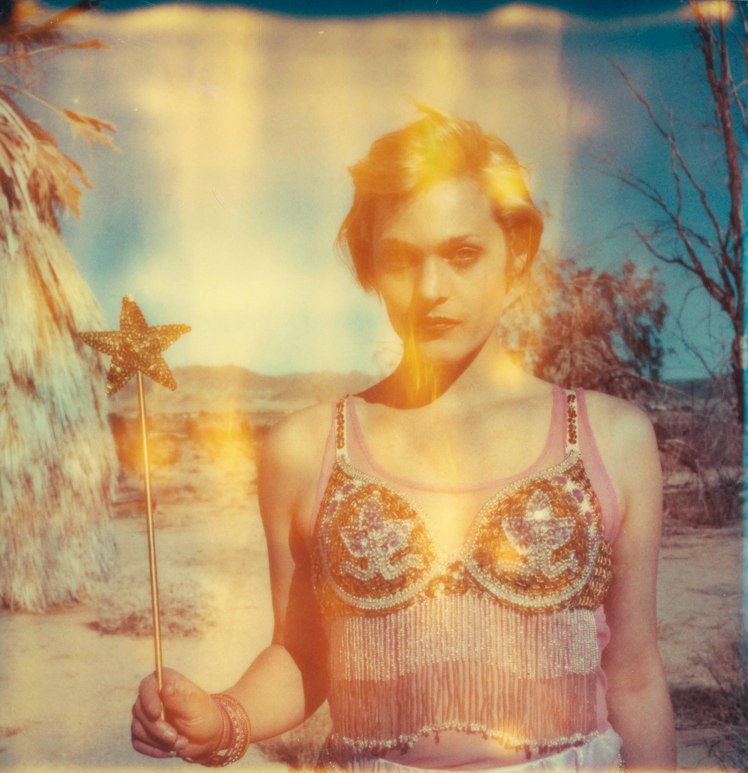 Stefanie Schneider Color Photograph - The Muse (29 Palms, CA) - analog, mounted - Polaroid, 21st Century, Contemporary