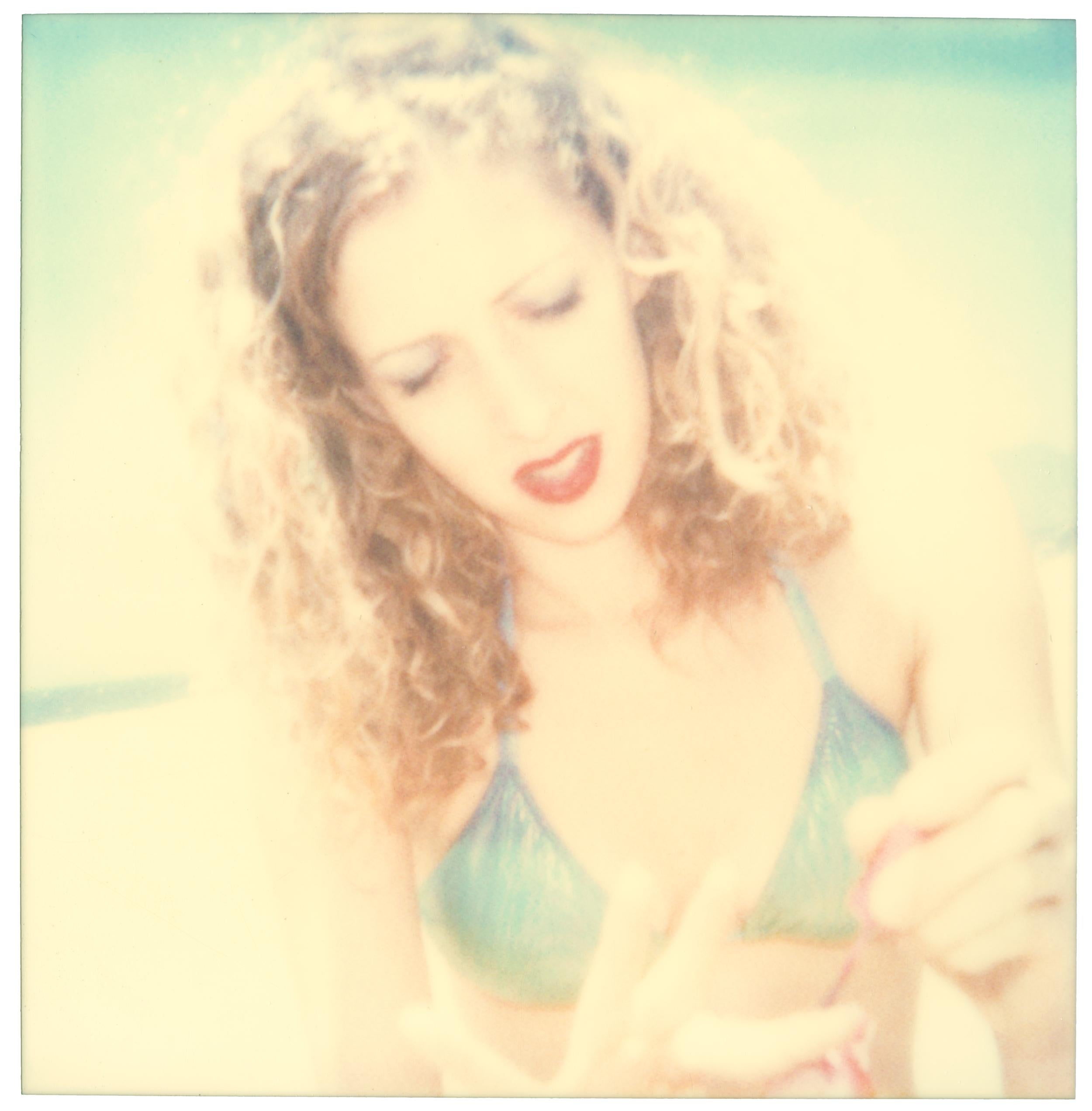 Stefanie Schneider Portrait Photograph - I don't know (Beachshoot) - Polaroid, Contemporary