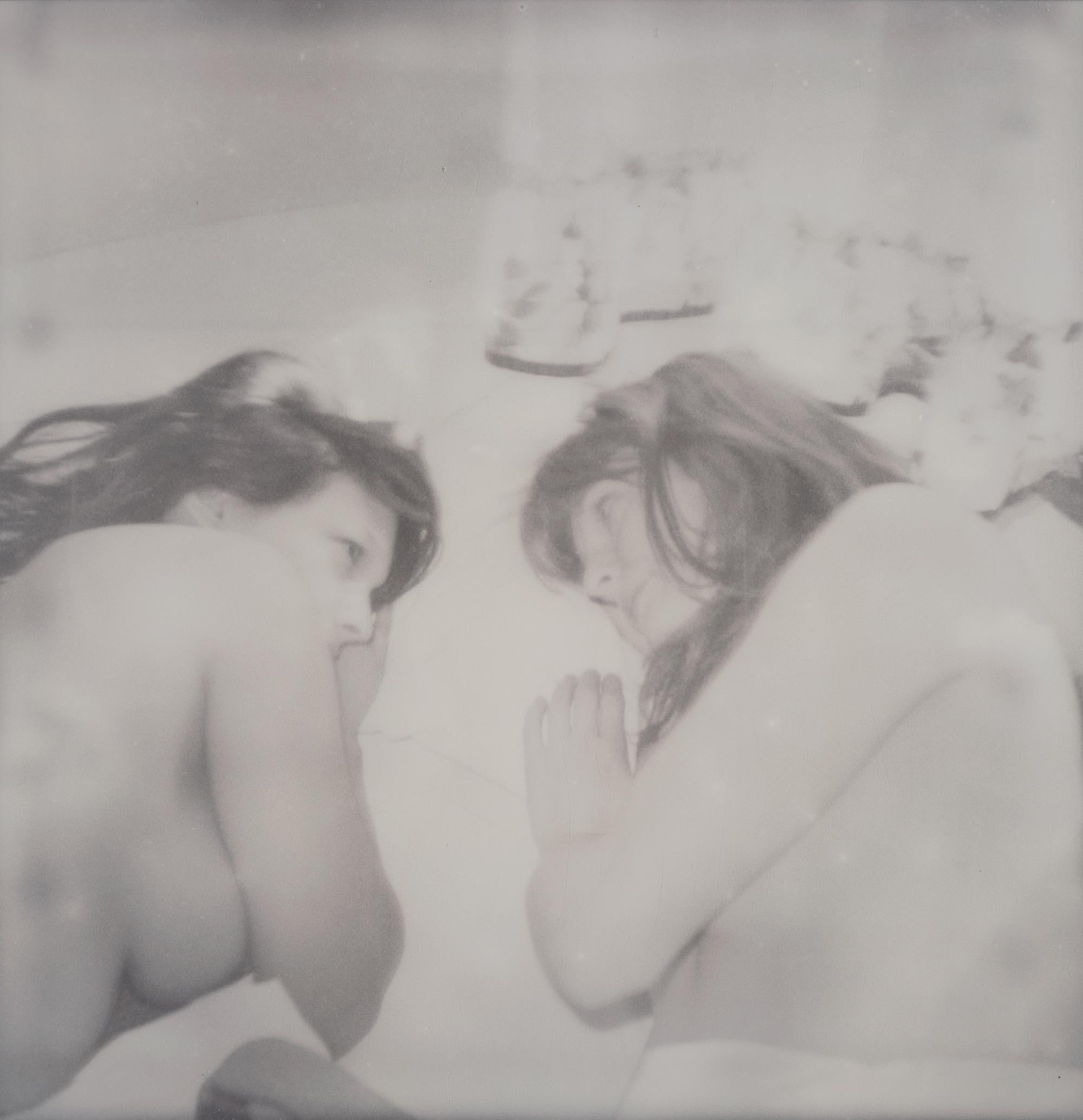Stefanie Schneider Black and White Photograph - Together (Till Death do us Part) - Contemporary, Polaroid