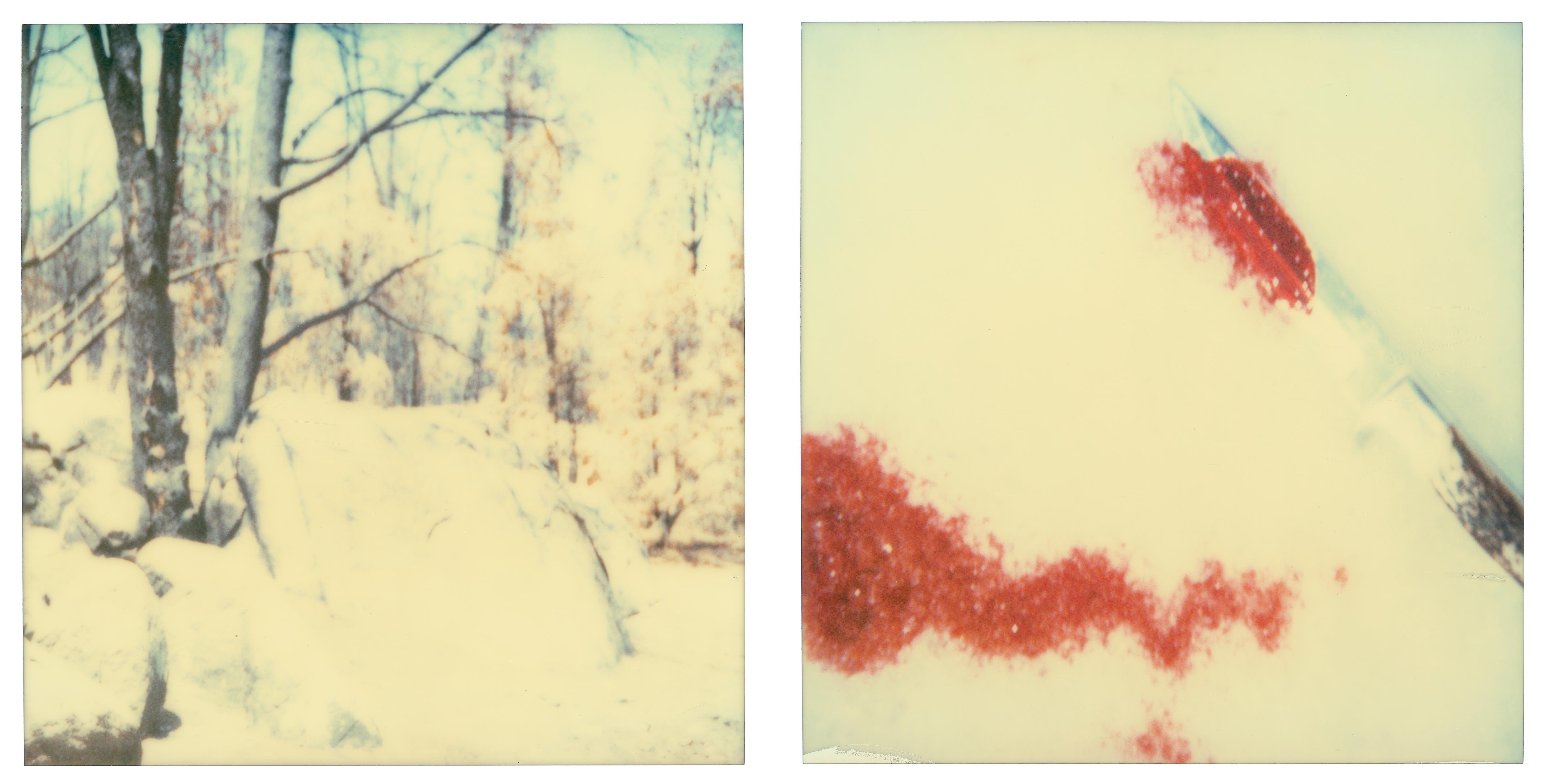 Stefanie Schneider Landscape Photograph - Traces (Stranger than Paradise) - analog, mounted, Polaroid, Contemporary