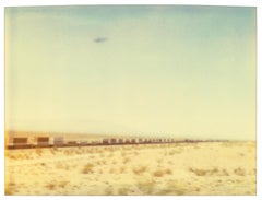 El tren cruza la llanura (Yermos)