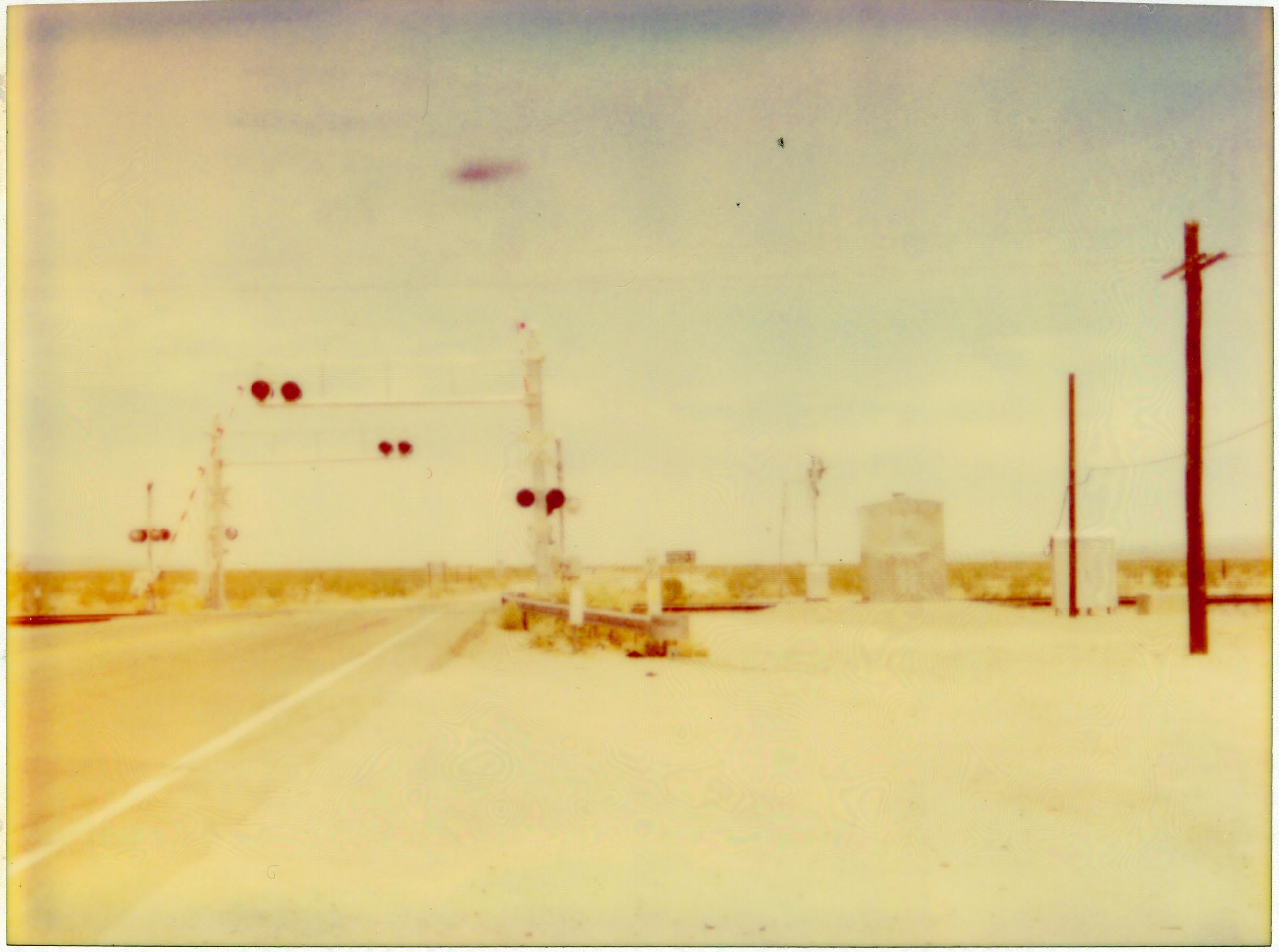 Stefanie Schneider Landscape Photograph - Train Crossing (Vegas)