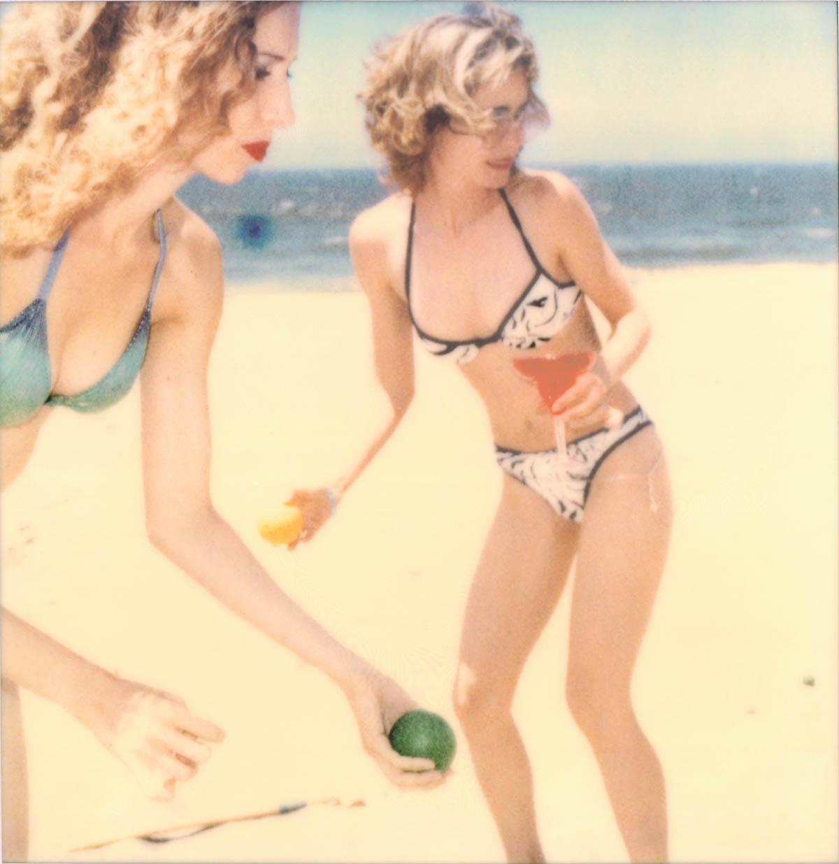 Stefanie Schneider Color Photograph - Tricksy  (Beachshoot) - Polaroid, Contemporary