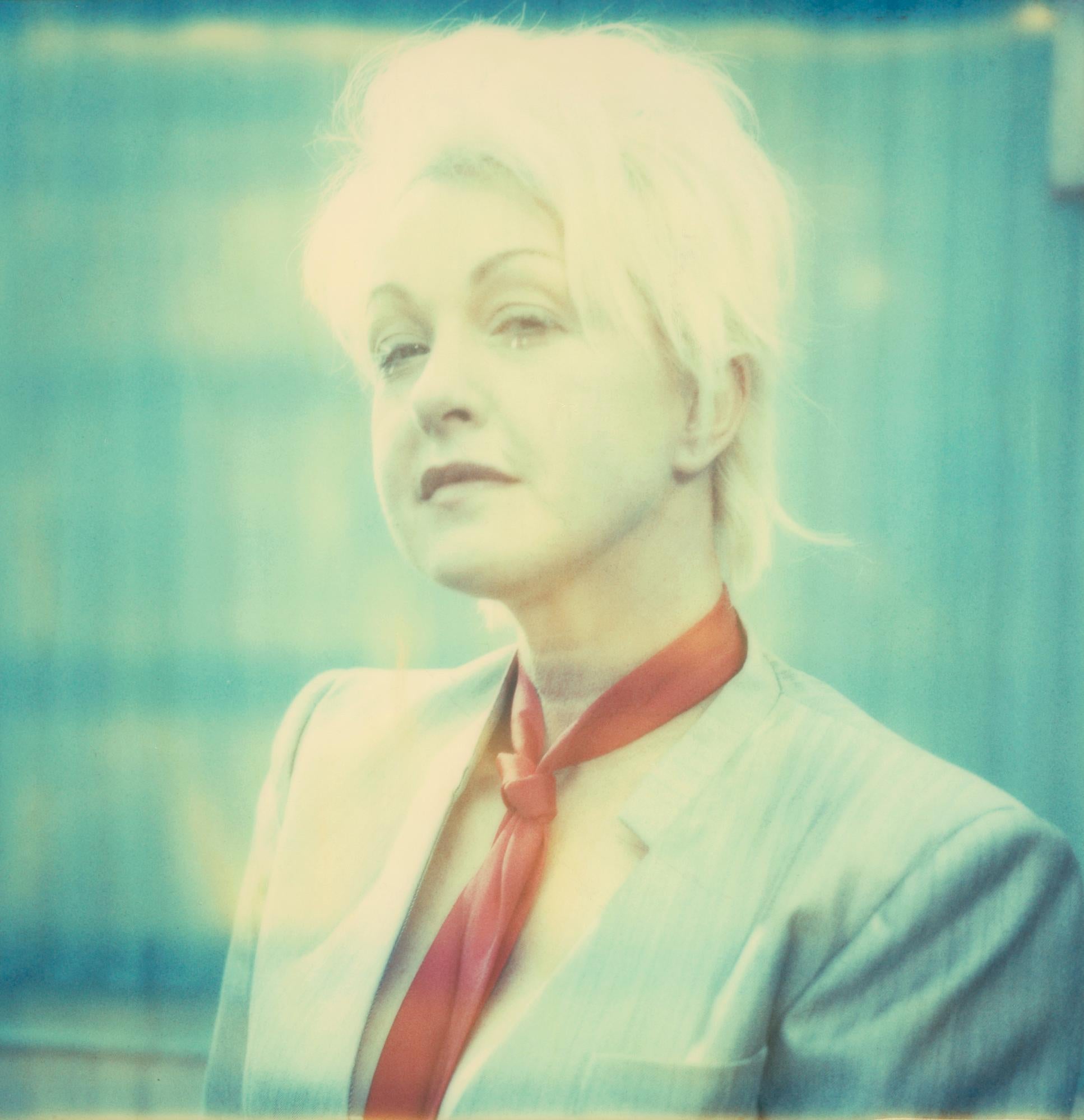 Stefanie Schneider Color Photograph - Untitled 01 (Cyndi Lauper) - record cover shoot