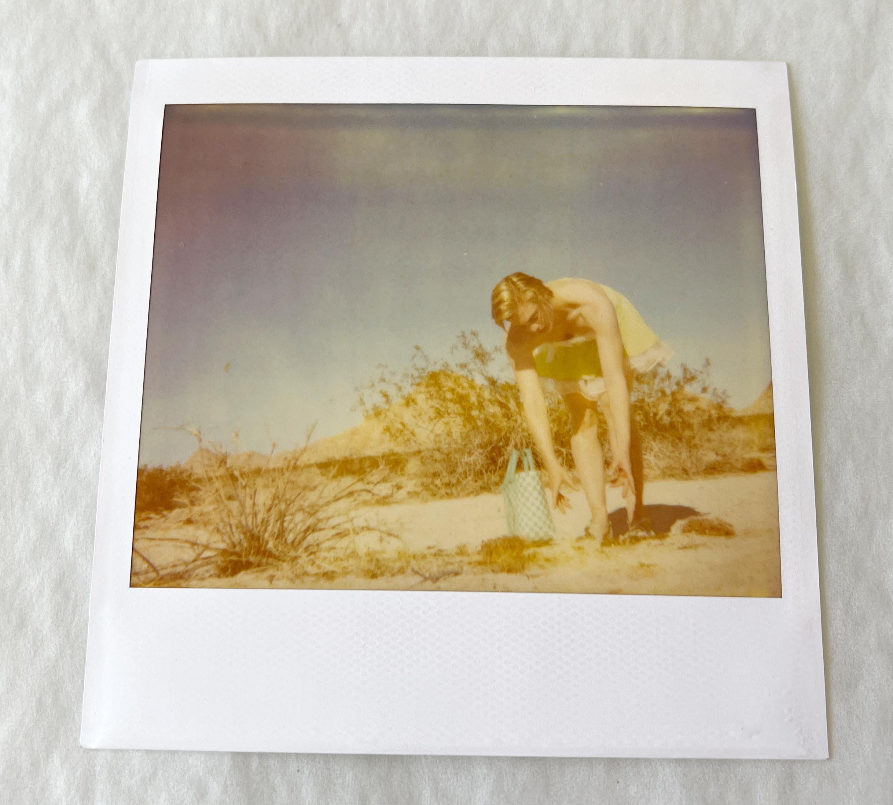 Stefanie Schneider Portrait Photograph – Ohne Titel (29 Palms, CA) - Einzigartiges Original Polaroid-Stück