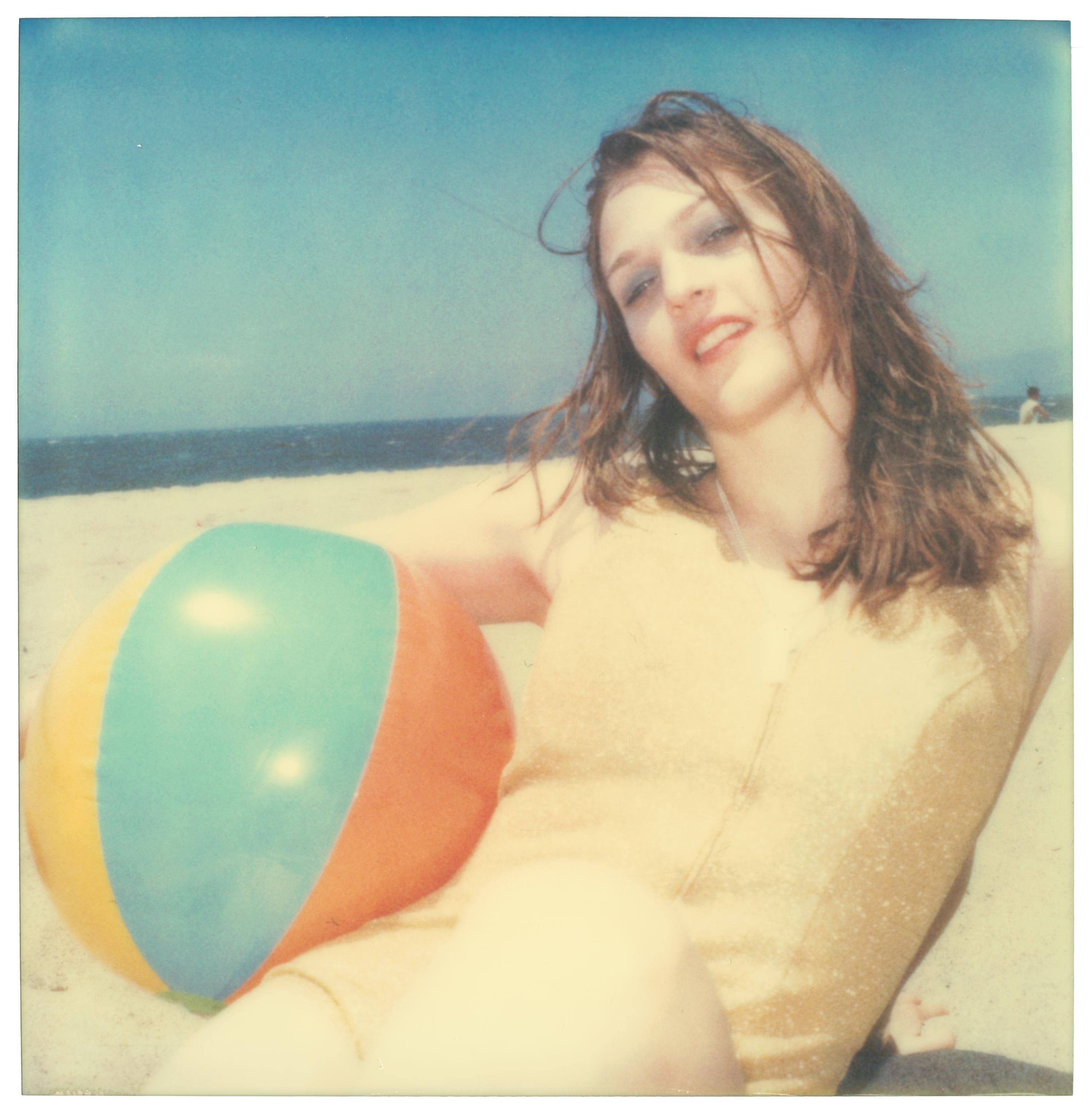 Stefanie Schneider Color Photograph - Untitled (Beachshoot) - Polaroid - featuring Radha Mitchell