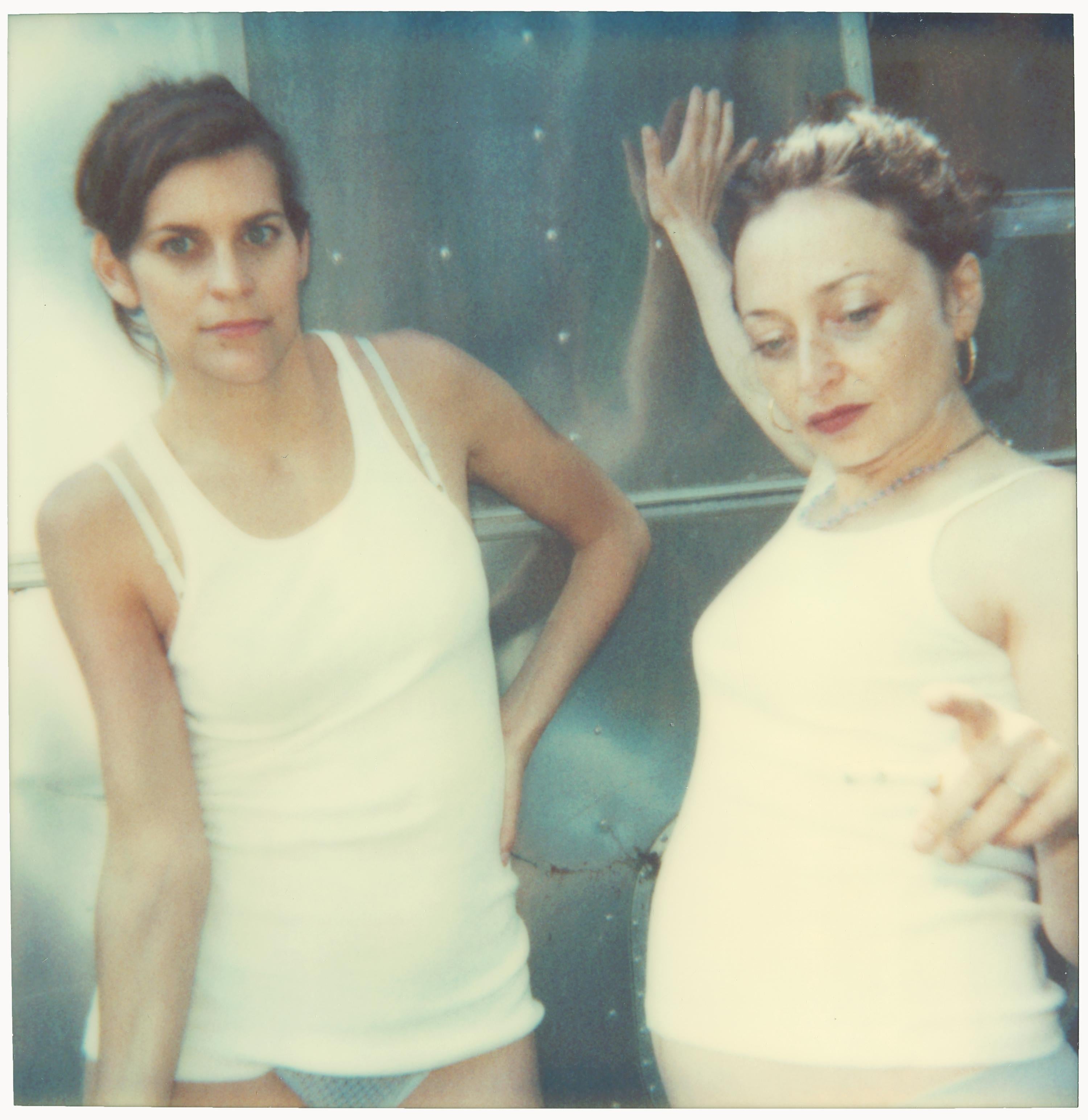 Stefanie Schneider Black and White Photograph - Untitled (Cathy and Shannon) - Contemporary, 21st Century, Polaroid