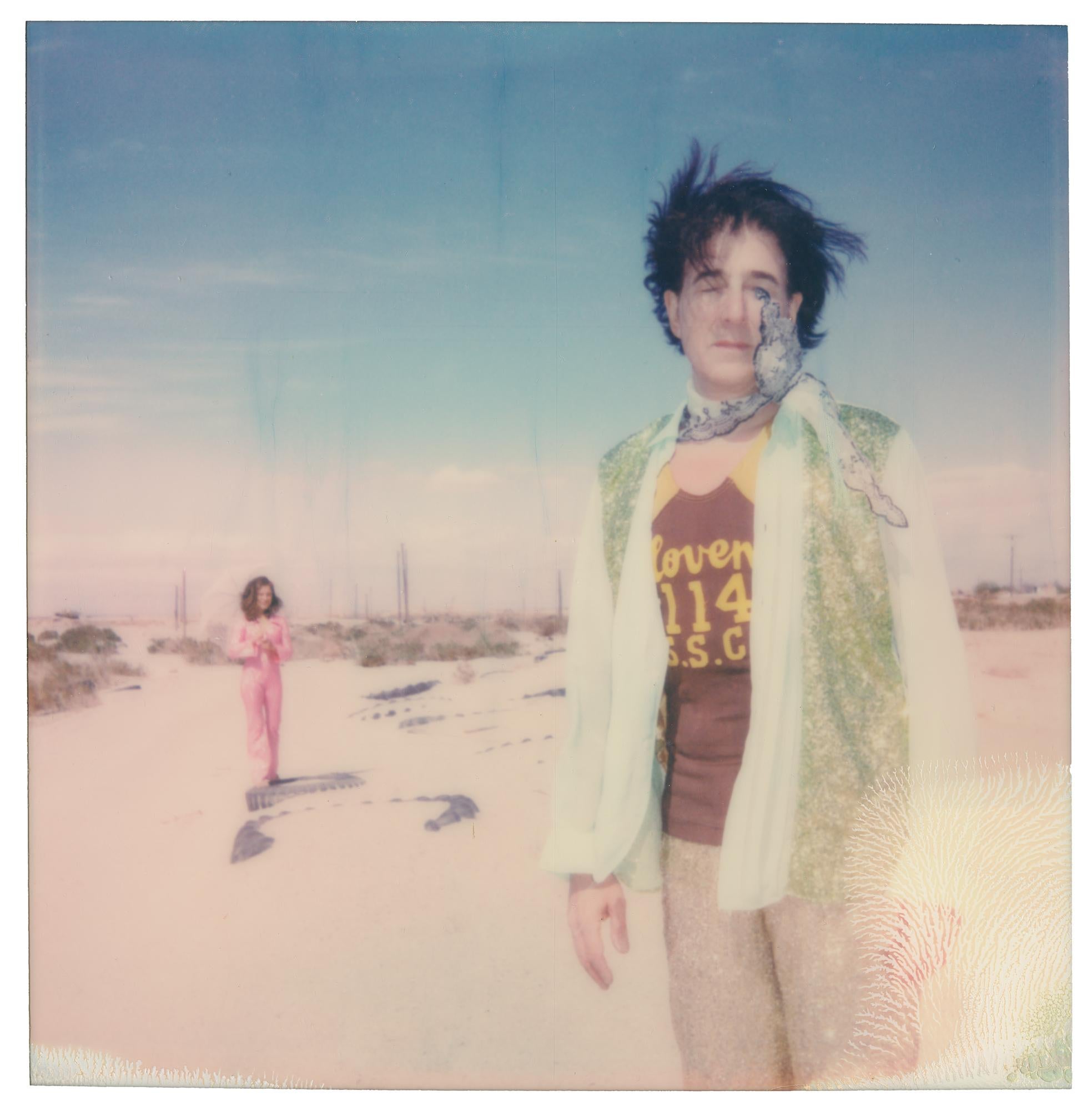 Stefanie Schneider Color Photograph - What we Love (Ensign Broderick record Shoot 'Blood Crush') - Bombay Beach, CA