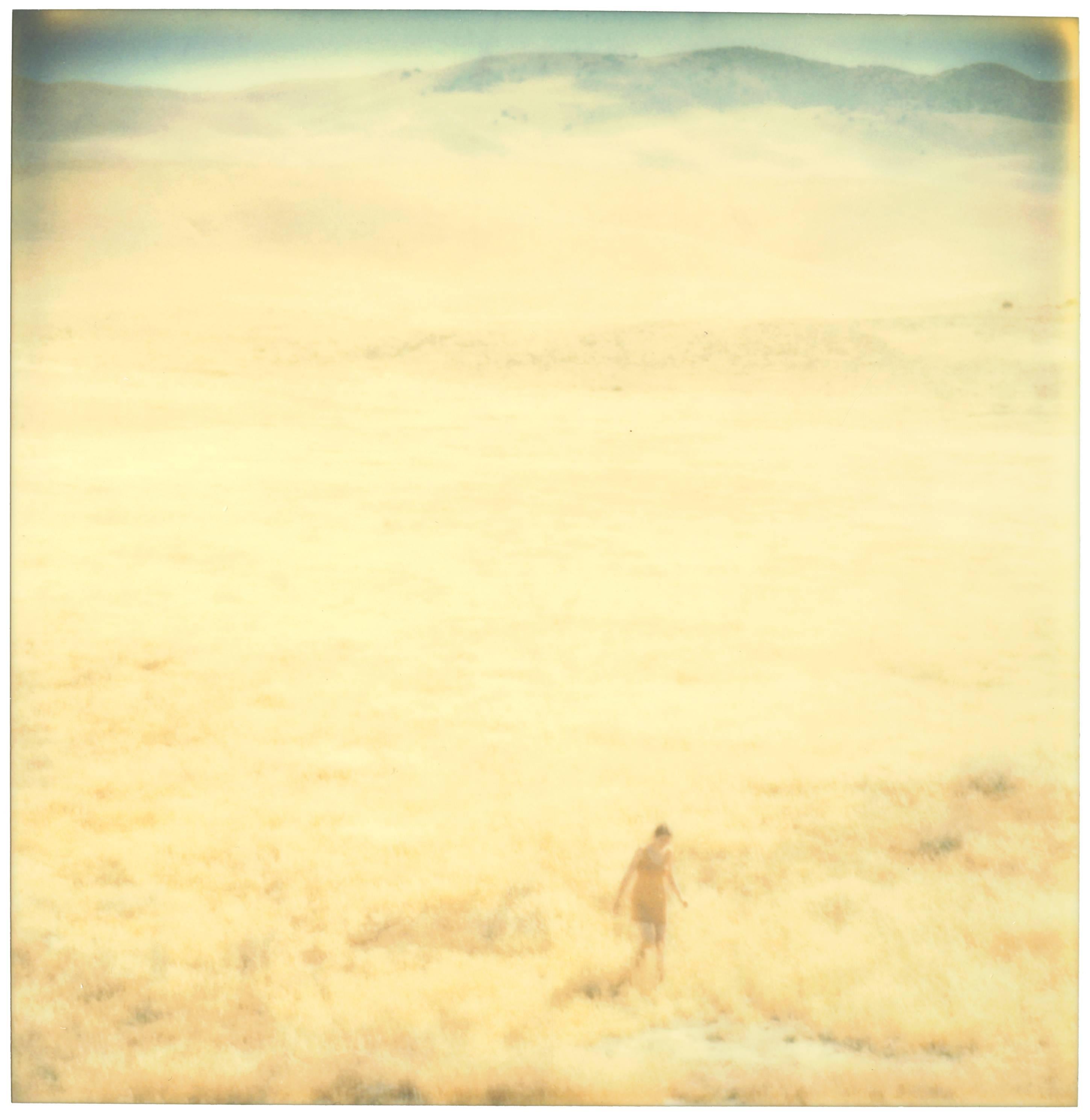 Stefanie Schneider Color Photograph - Untitled (Oilfields) 128x125cm, Edition 3/3 - Contemporary, Polaroid, Landscape 