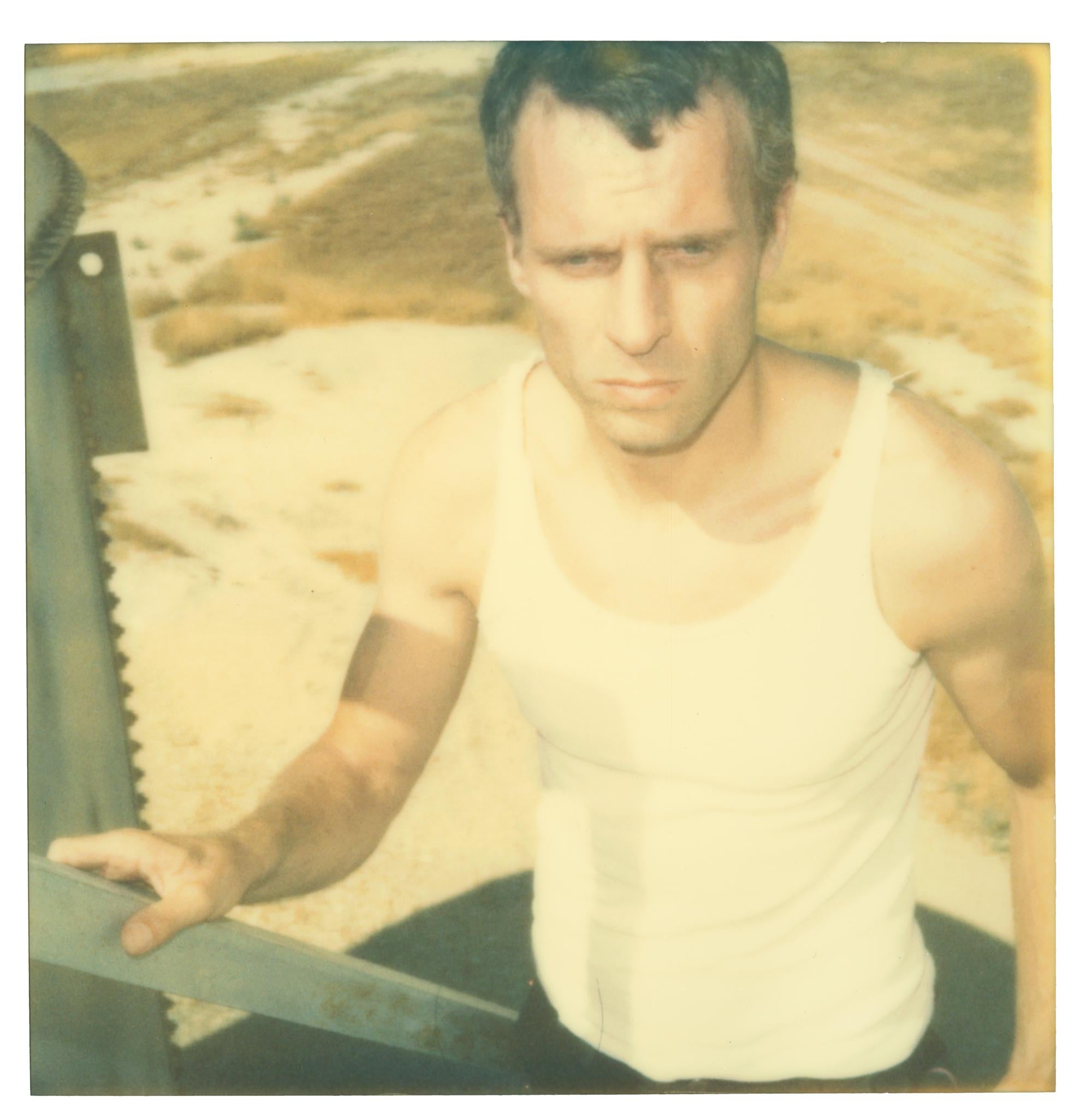 Stefanie Schneider Portrait Photograph - Untitled (Oilfields) Contemporary, 21st Century, Portrait, Polaroid