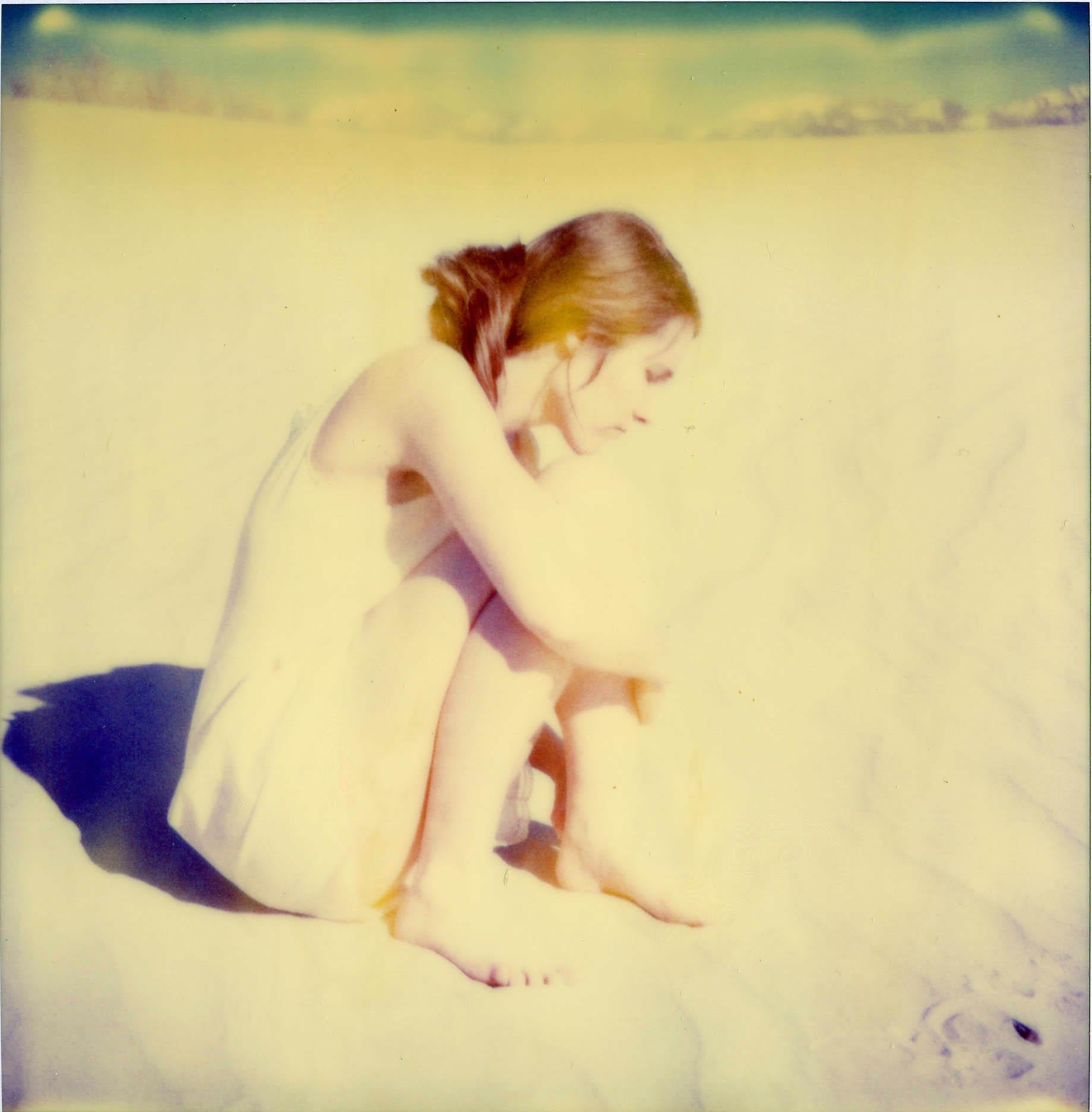 Stefanie Schneider Portrait Photograph – Ohne Titel (Olancha) - Außergewöhnlicher als Paradies - analoger C-Druck auf einem Polaroid