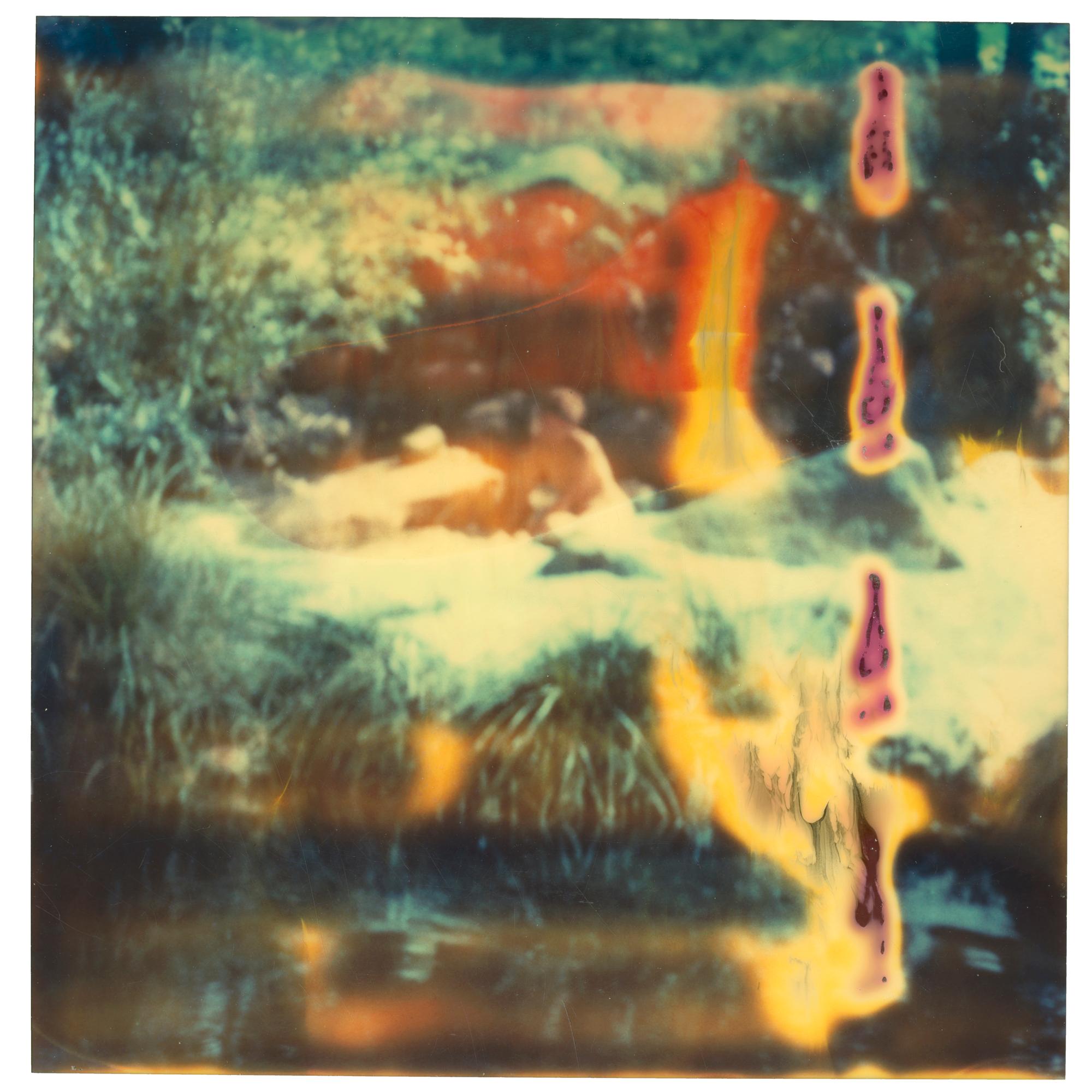 Stefanie Schneider Color Photograph - Untitled (Paradise) - Contemporary, Nude, Men, Polaroid