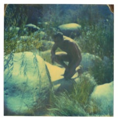 Sin título (Paraíso) - Contemporáneo, Desnudo, Hombres, Polaroid