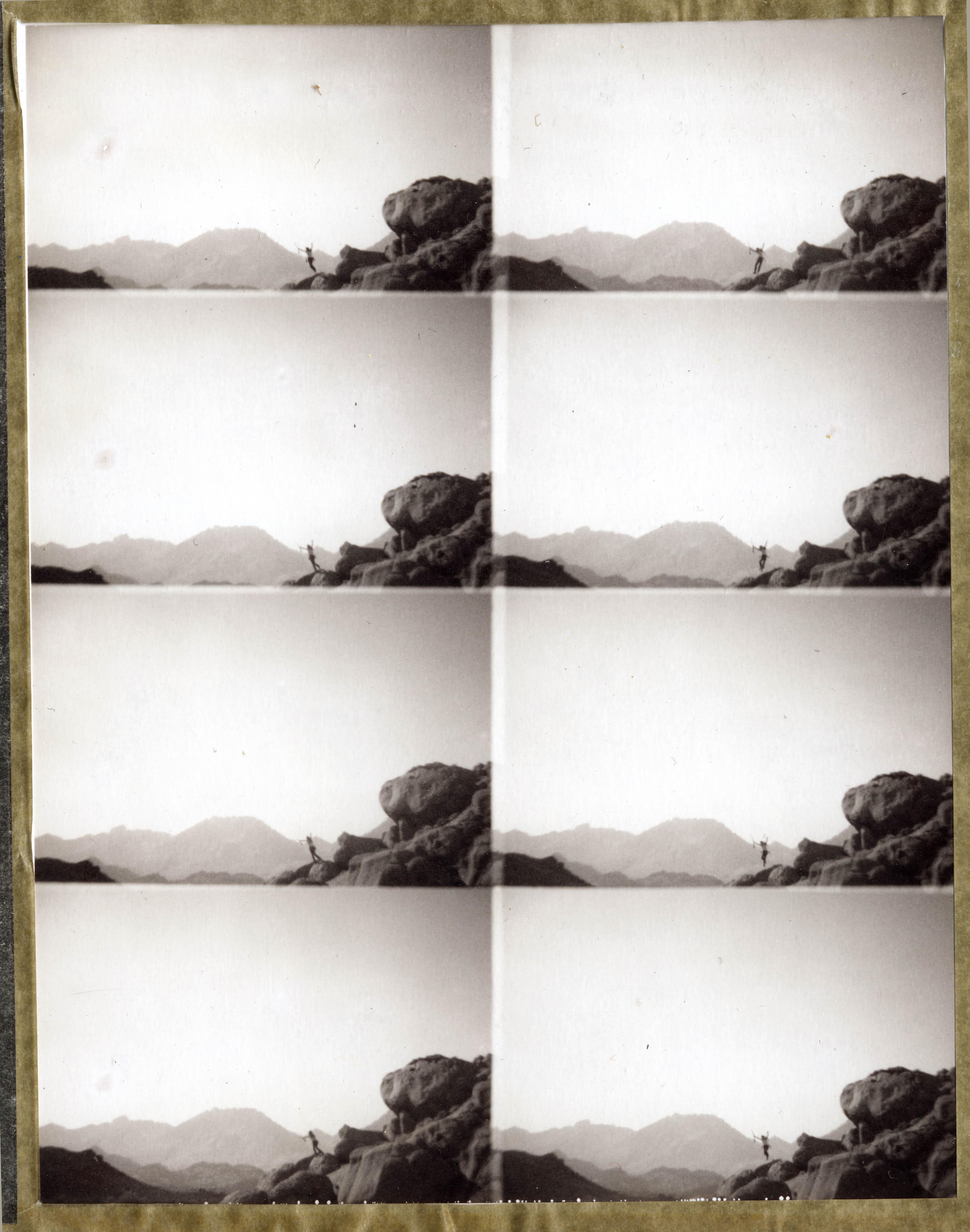 Stefanie Schneider Color Photograph – Sequence ohne Titel (Ehrenwertiger als Paradies) - Polaroid, Landschaftsfotografie