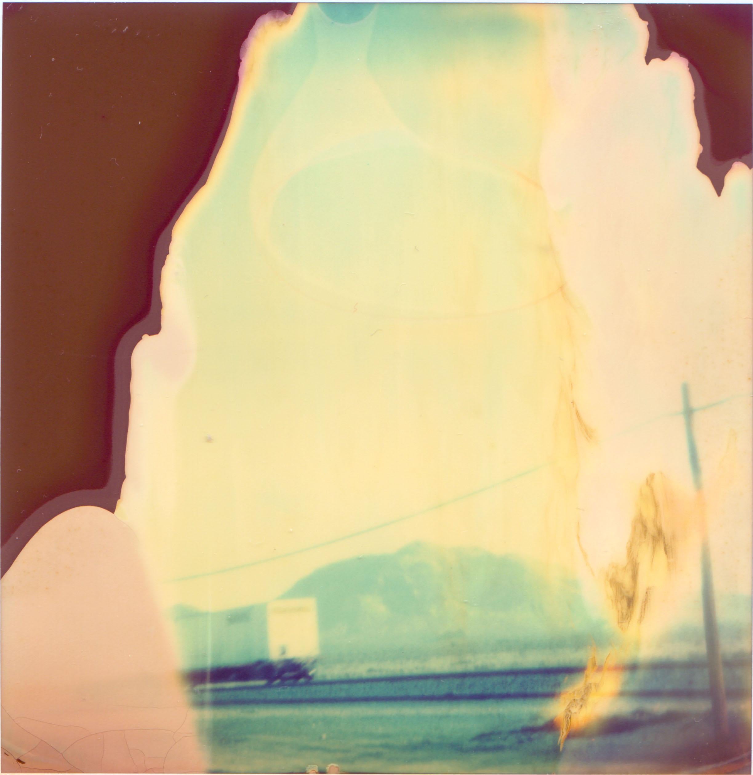 Stefanie Schneider Landscape Photograph - Untitled (Traintracks) - based on a Polaroid
