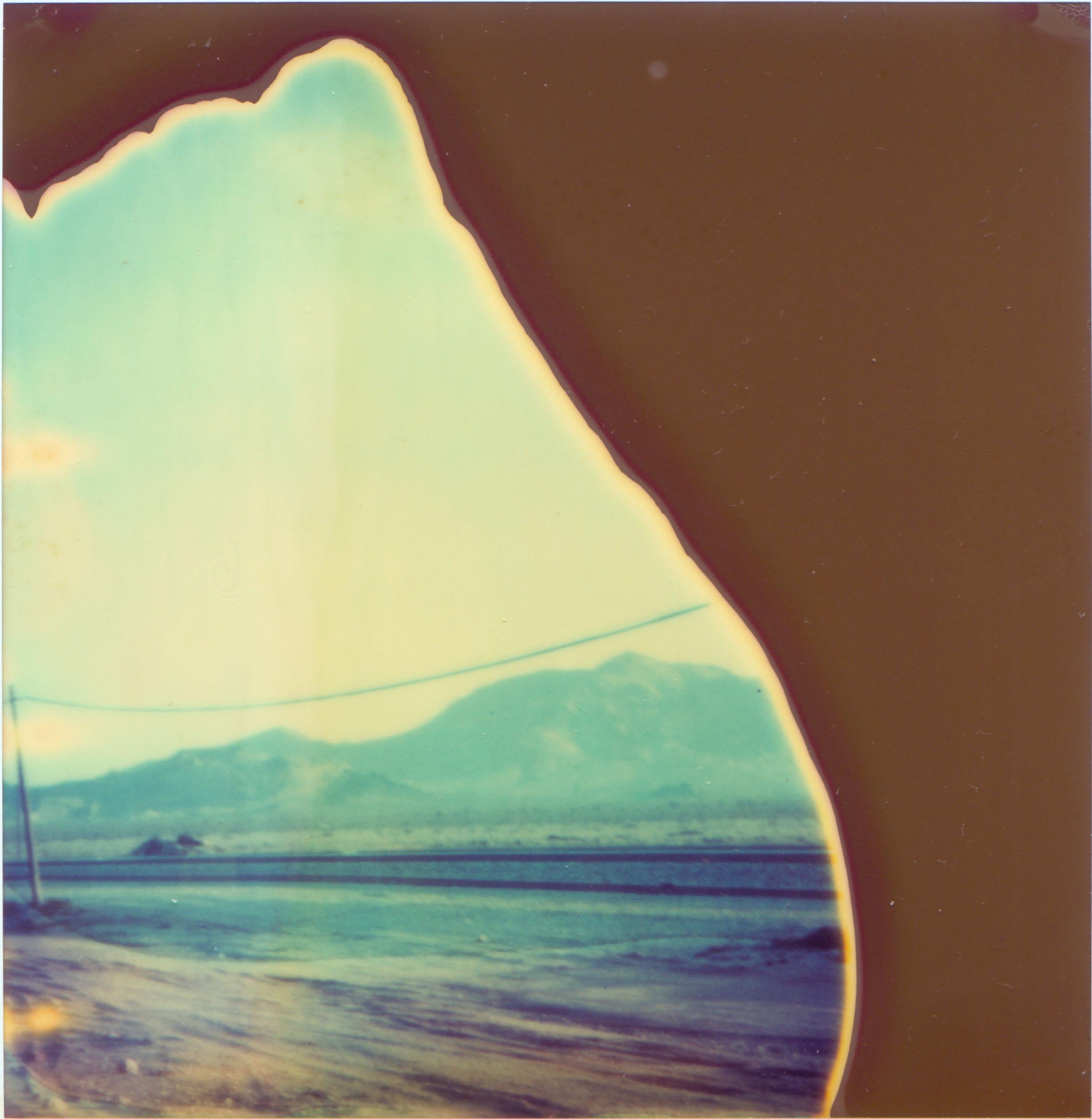 Stefanie Schneider Landscape Photograph - Untitled (Traintracks) - based on a Polaroid