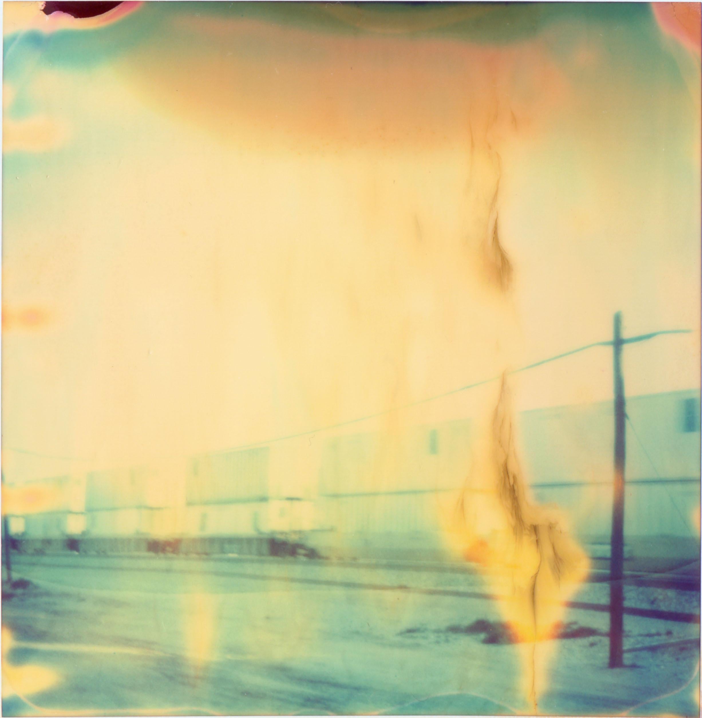 Stefanie Schneider Abstract Photograph - Untitled (Traintracks) - based on a Polaroid