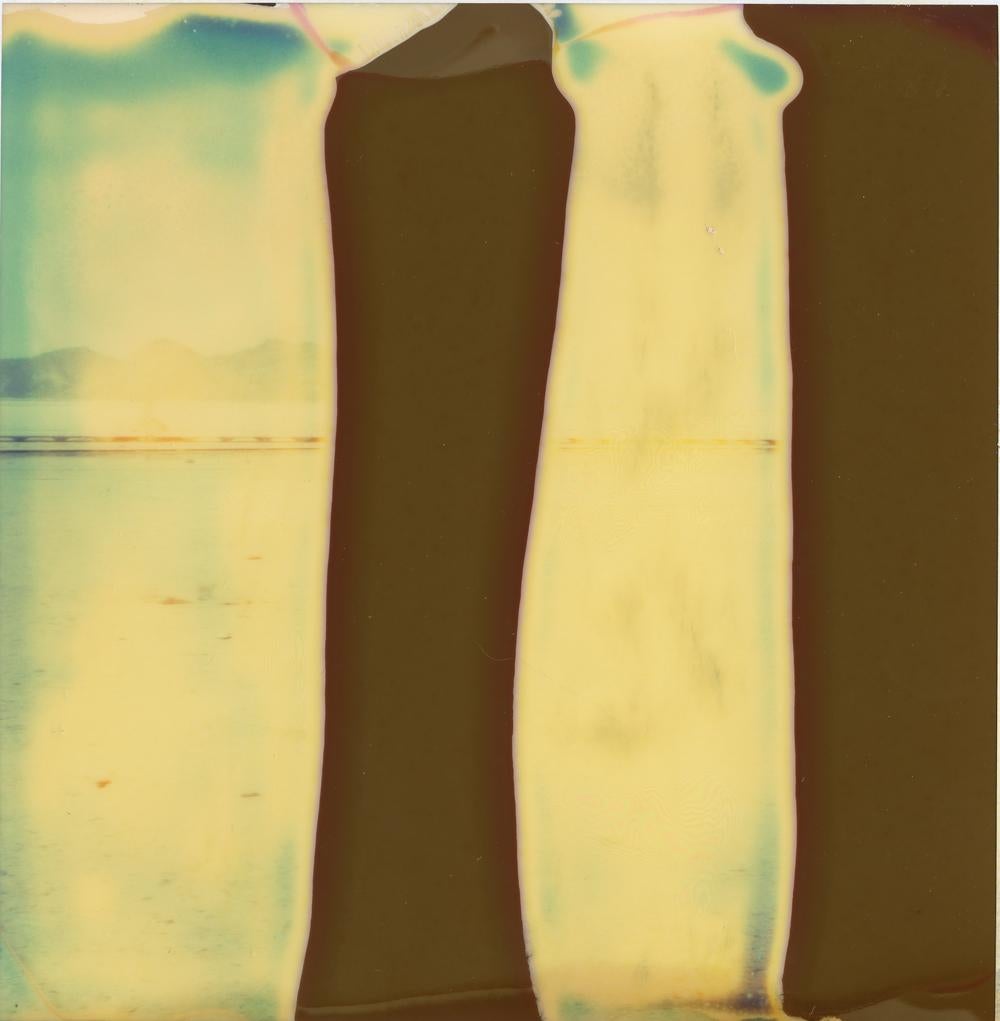 Stefanie Schneider Color Photograph - Untitled (Traintracks) - based on the Polaroid