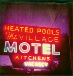 Village Motel - heated Pool (The Last Picture Show) - Polaroid