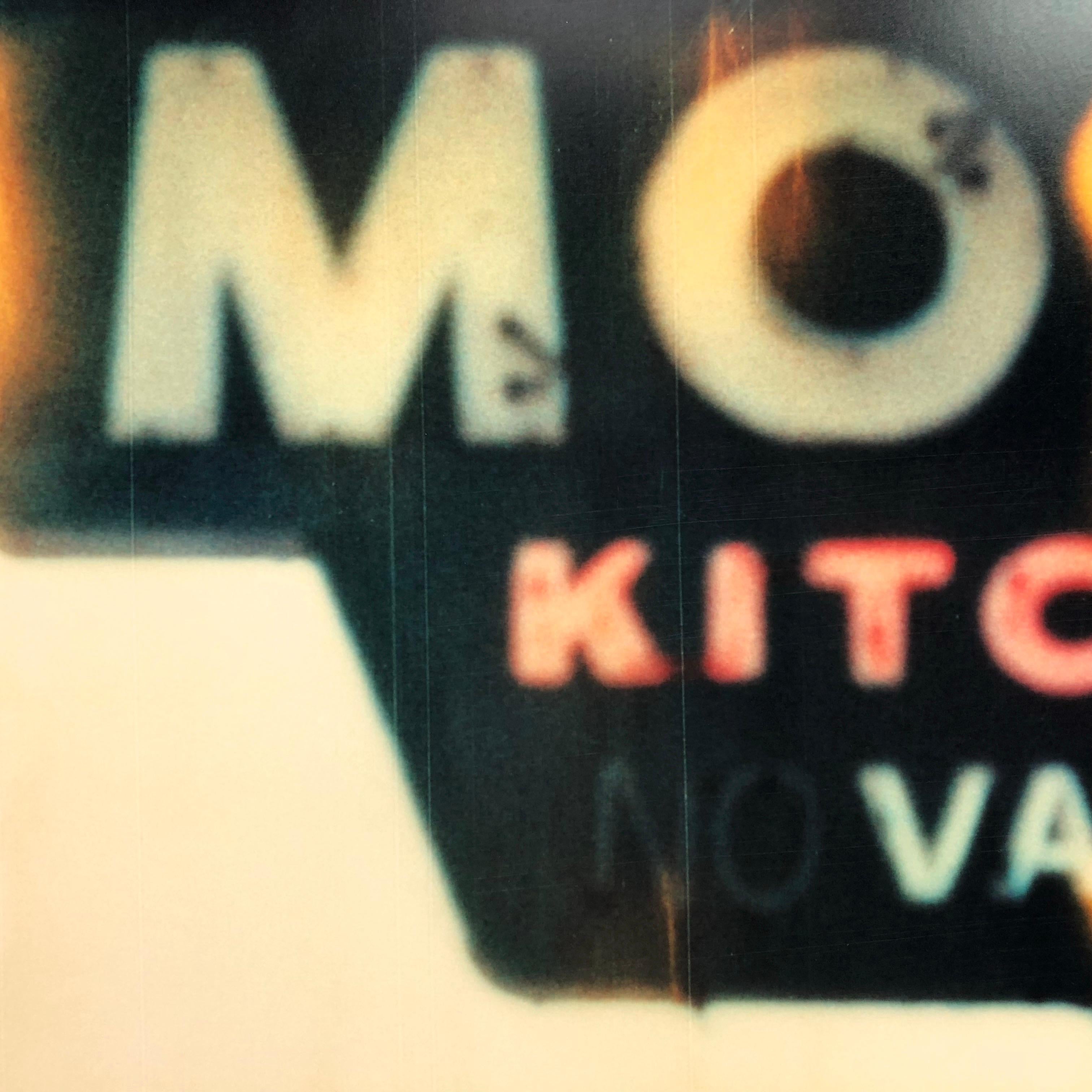 Village Motel - mounted- Contemporary, Landscape, expired, Polaroid, analog - Photograph by Stefanie Schneider