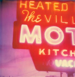 Village Motel - Sunset (Last Picture Show) - Polaroid