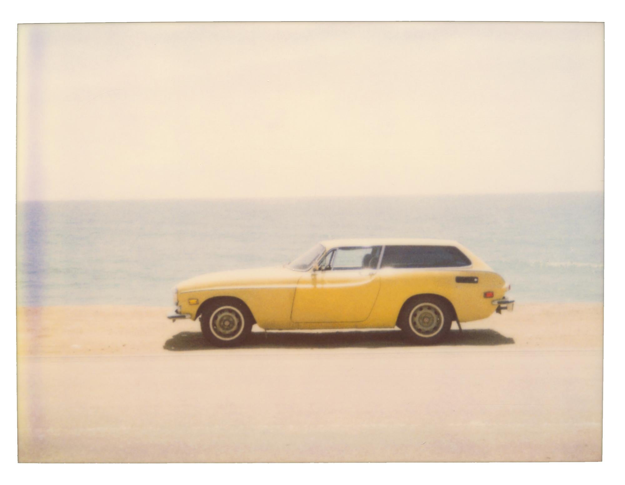 Stefanie Schneider Color Photograph - Volvo 1800ES (Zuma Beach) - analog, vintage print