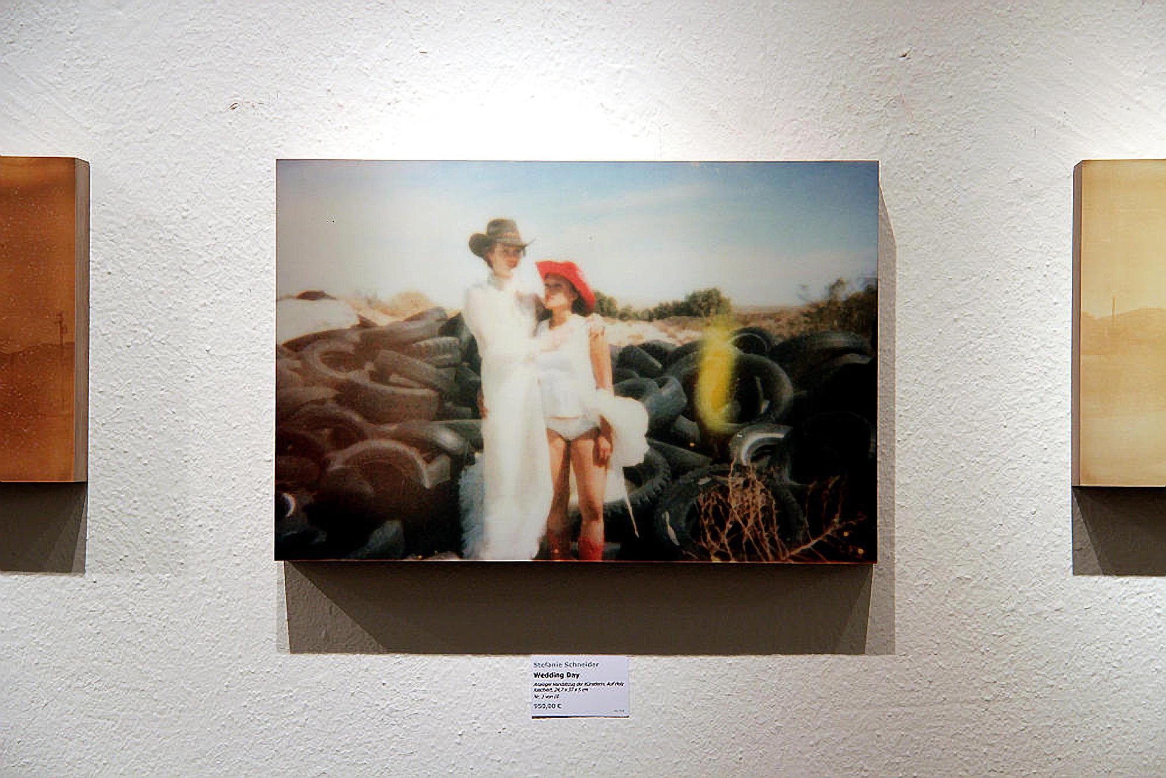 Wedding Day I (Till Death do us Part) - Polaroid, Contemporary, Love, Women - Photograph by Stefanie Schneider