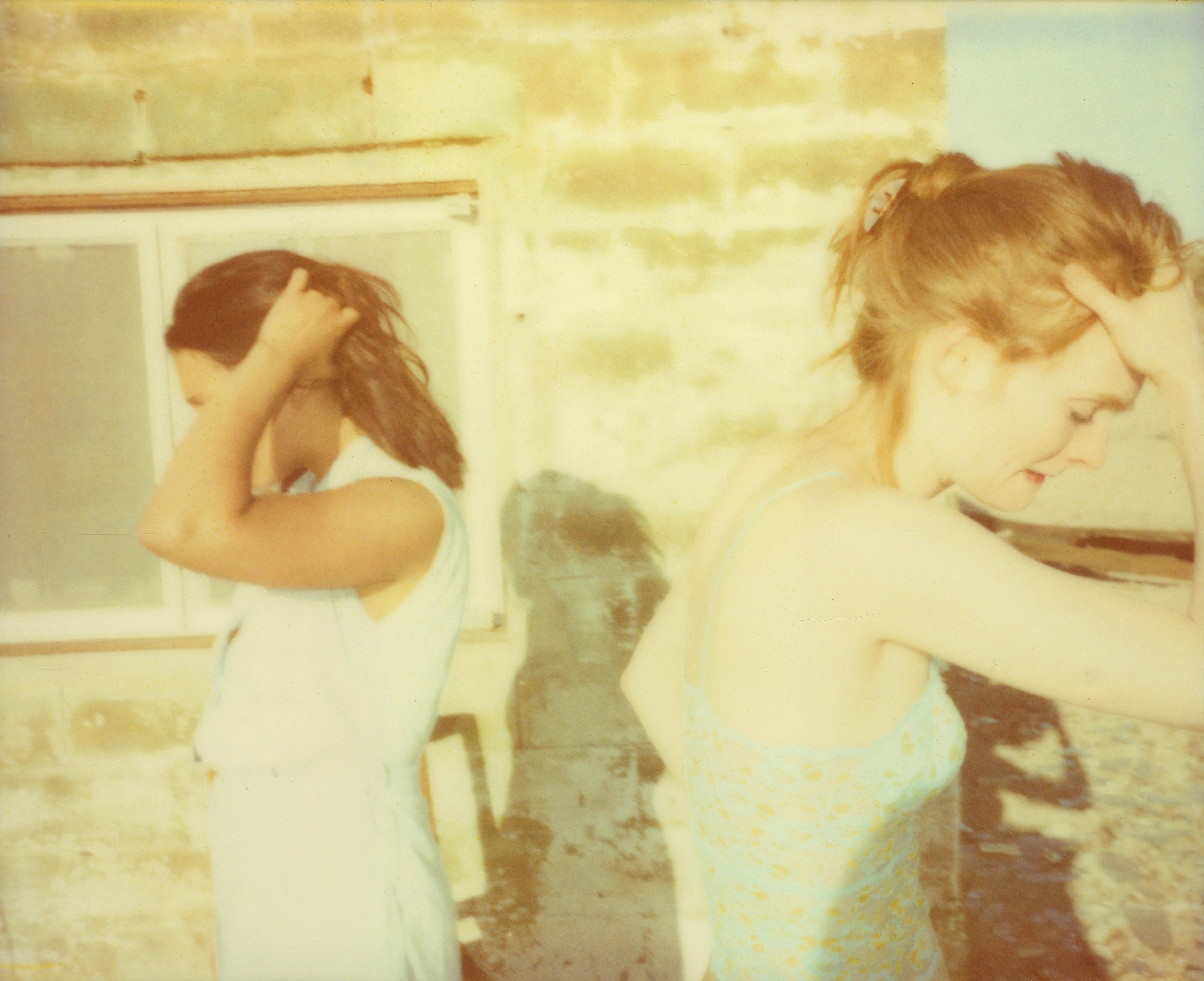 Stefanie Schneider Color Photograph - What are we gonna do?! - Polaroid, Figurative