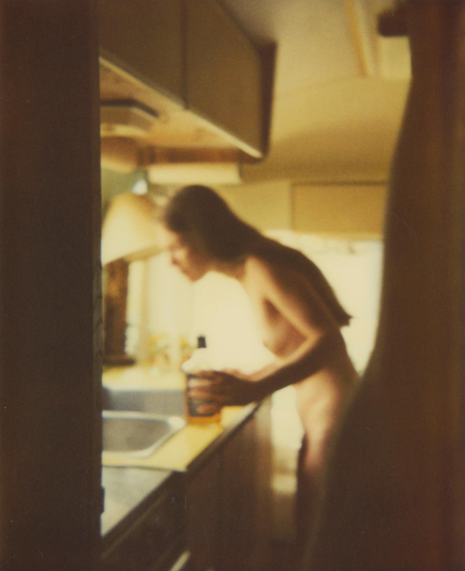 Whisky and Water VI - Sidewinder - Diptych, Polaroid, Nude, 21st Century, Color - Photograph by Stefanie Schneider
