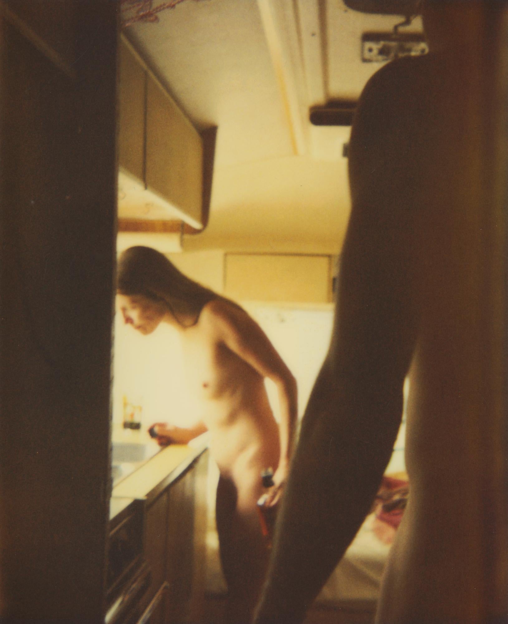 Whisky and Water VI - Sidewinder - Diptych, Polaroid, Nude, 21st Century, Color - Contemporary Photograph by Stefanie Schneider