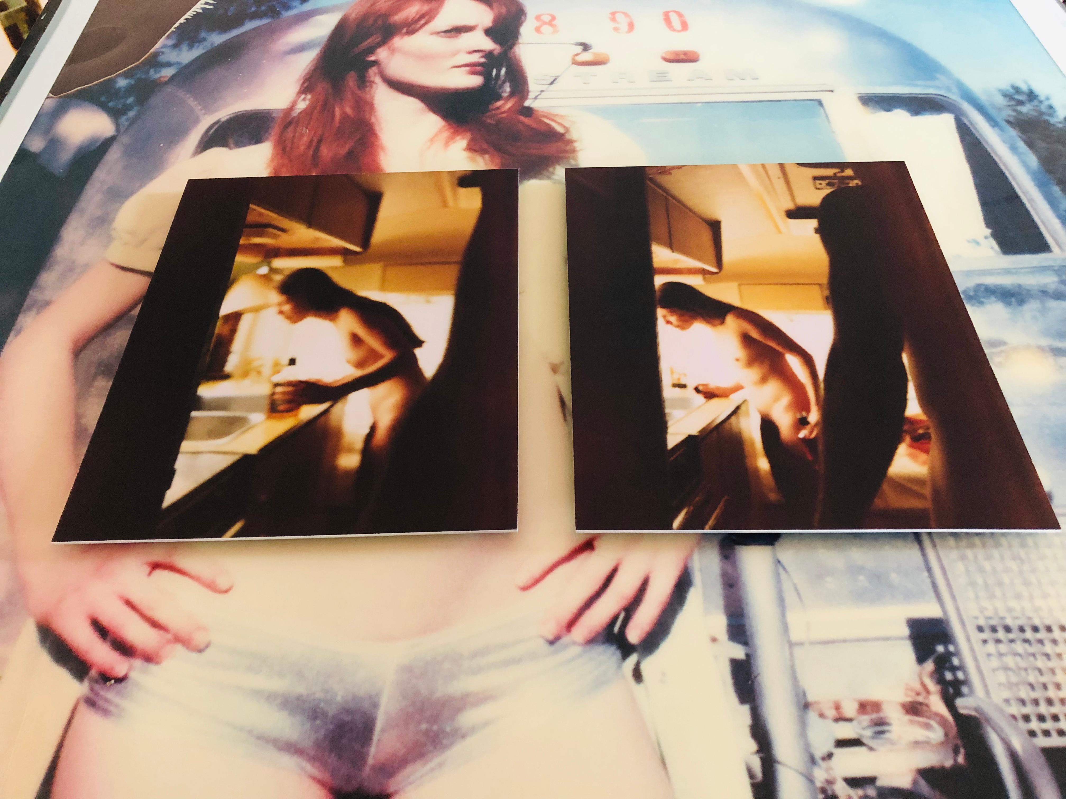 Whisky and Water VI - Sidewinder - Diptych, Polaroid, Nude, 21st Century, Color - Contemporary Photograph by Stefanie Schneider