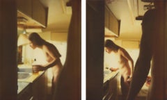 Used Whisky and Water VI (Sidewinder) - Diptych, Polaroid, Nude, 21st Century, Color