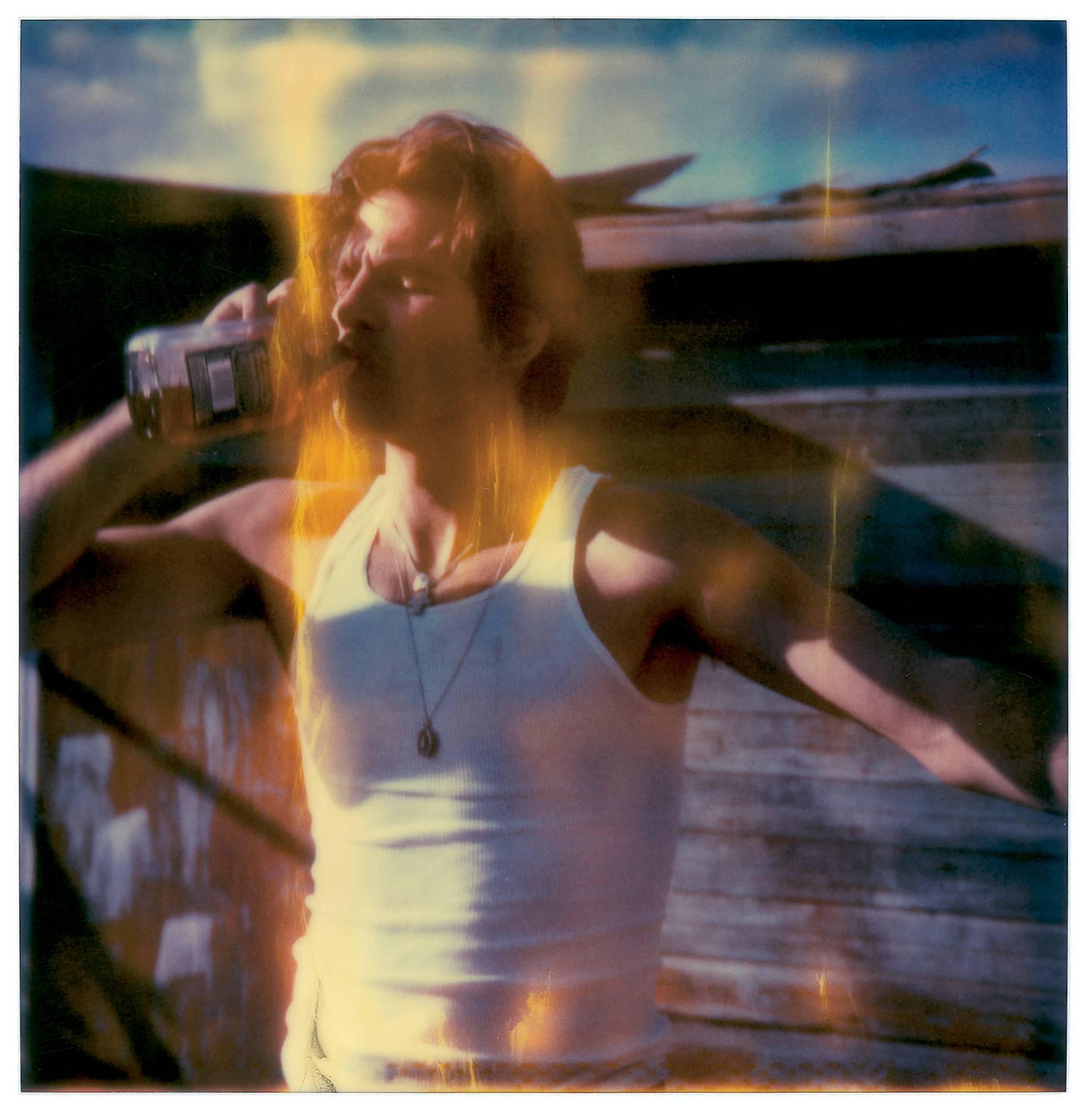 'Whisky Dance I' (Sidewinder), 2005, 8 pieces installed including gaps 172x338cm, 82x80cm, Edition 1/5, 
analog C-Prints, hand-printed by the artist on Fuji Crystal Archive Paper, mounted on Aluminum with matte UV-Protection, based on 8 Polaroids,