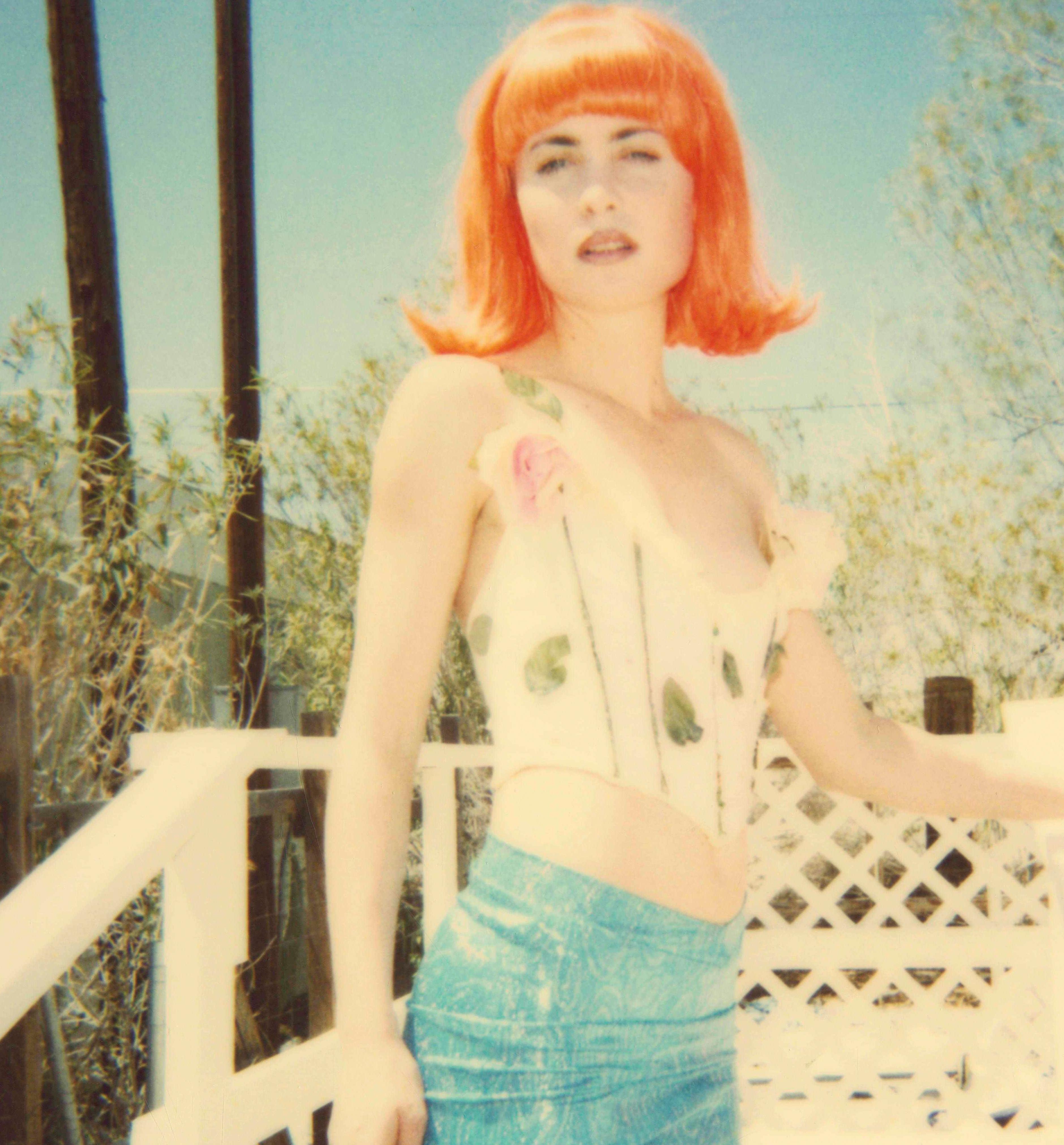 White Trash Beautiful I - 29 Palms, CA featuring Radha Mitchell - Photograph by Stefanie Schneider