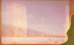 Wind Power (California Badlands) - Polaroid, Contemporary, Desert, Dream