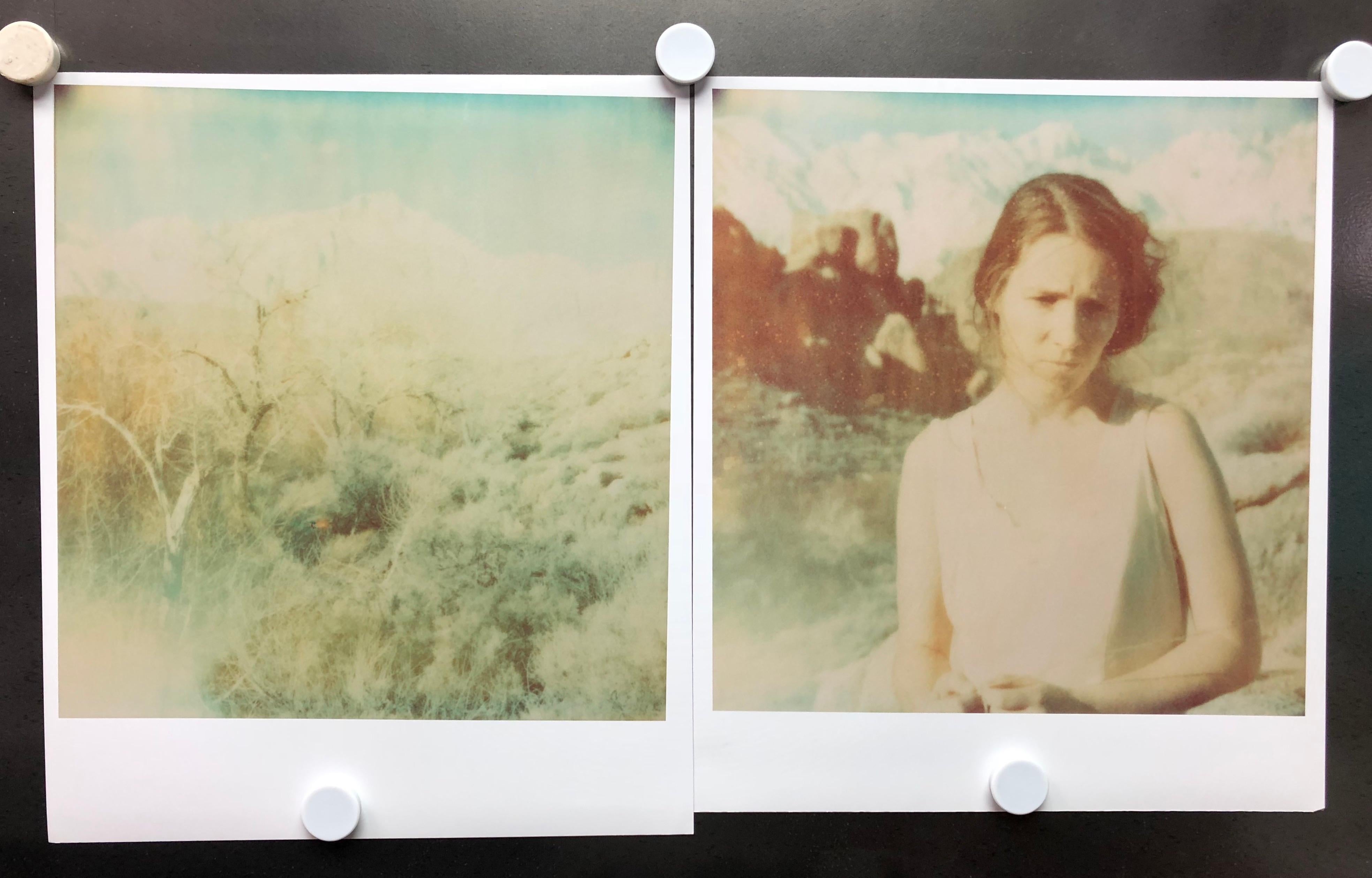 Wind Swep (Wastelands) - diptych, Contemporary, Figurative, Polaroid, analog For Sale 3