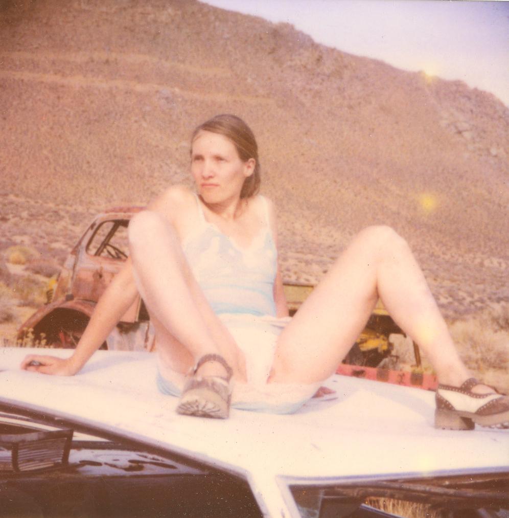 Stefanie Schneider Color Photograph - Wits End (Wastelands) - Contemporary, Analog, Polaroid, Color