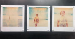 Retro Woman in Malibu - Polaroid, analog, 21st Century, Woman