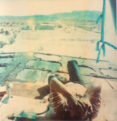 'Wonder Valley View' (La ragazza dietro il recinto bianco) - Polaroid
