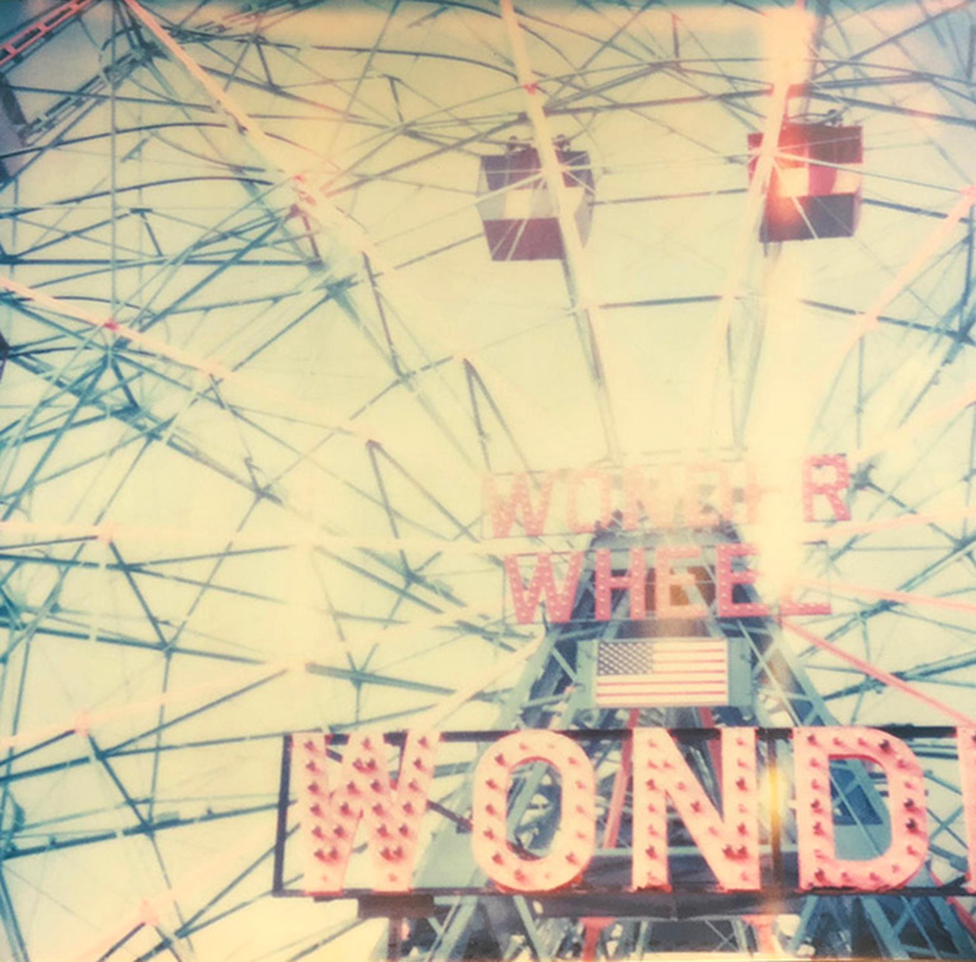 Wonder Wheel - Contemporary, Abstract, Landscape, Polaroid, expired, 21st - Photograph by Stefanie Schneider