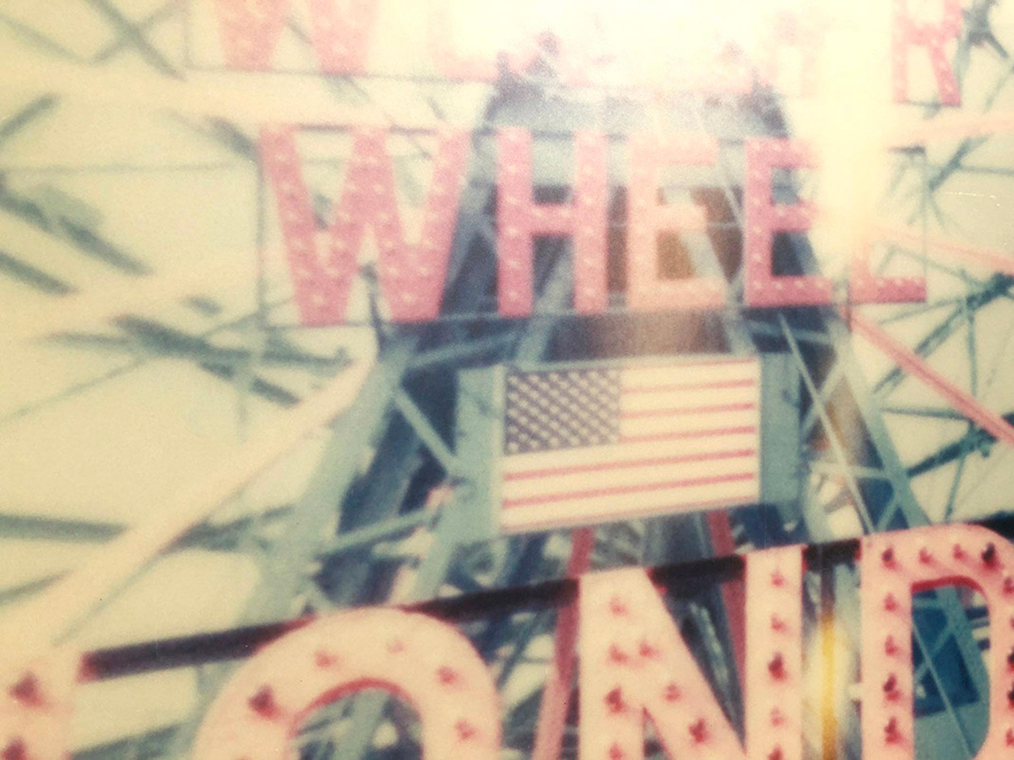 Wonder Wheel - Contemporary, Abstract, Landscape, Polaroid, expired, 21st For Sale 1